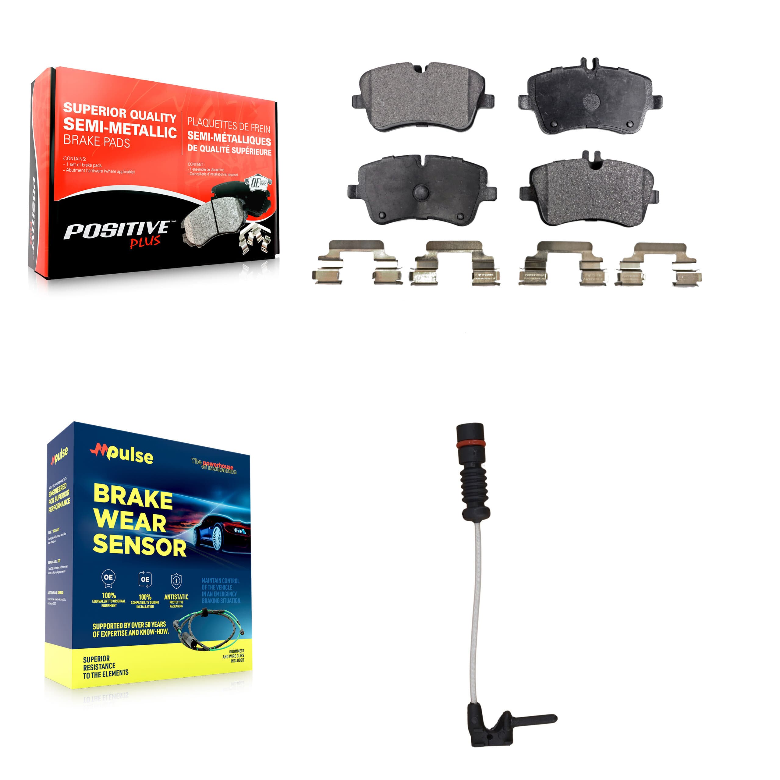 Positive Plus - KPW-100649 - Front Disc Brake Pad Kits image 1