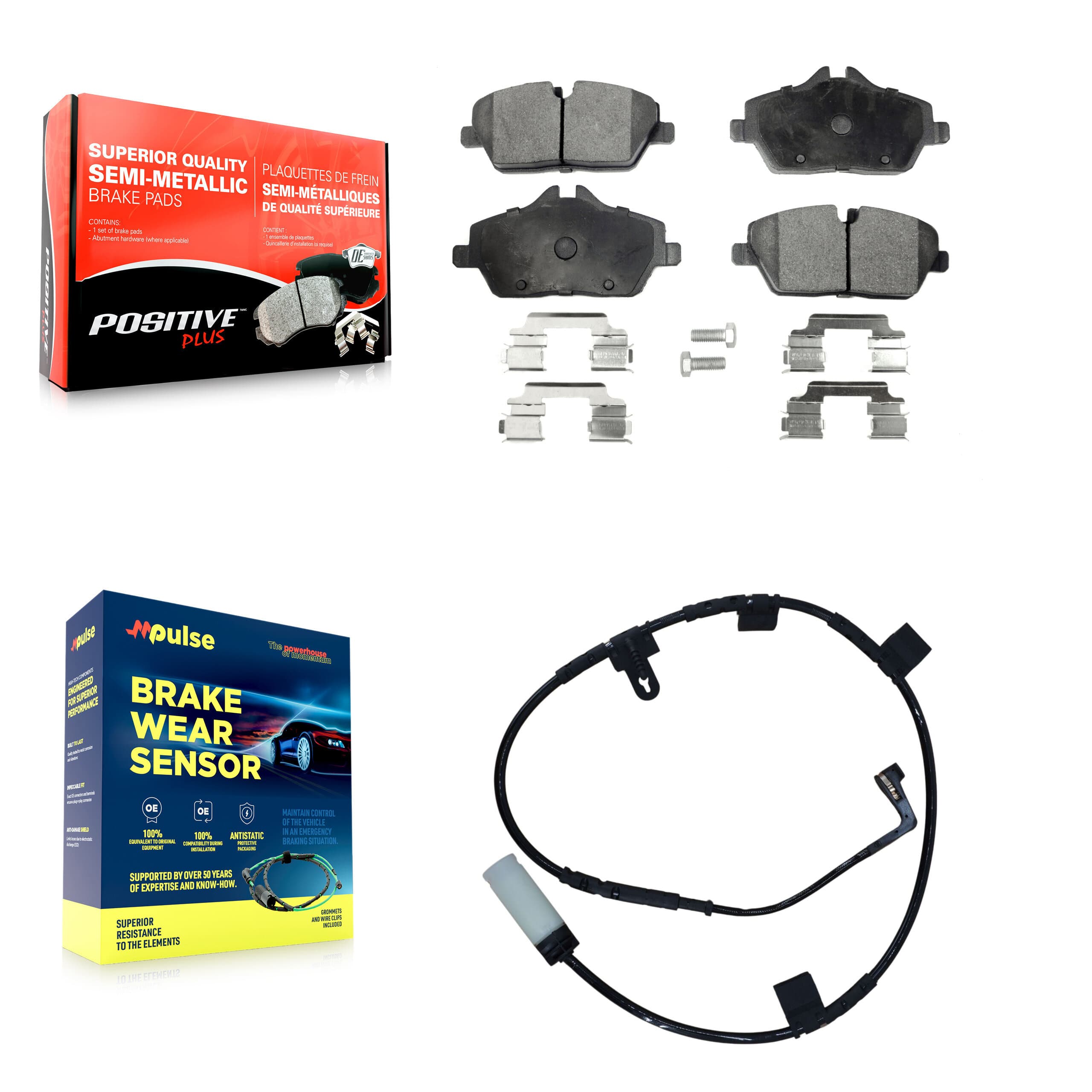 Positive Plus - KPW-100681 - Front Disc Brake Pad Kits image 1