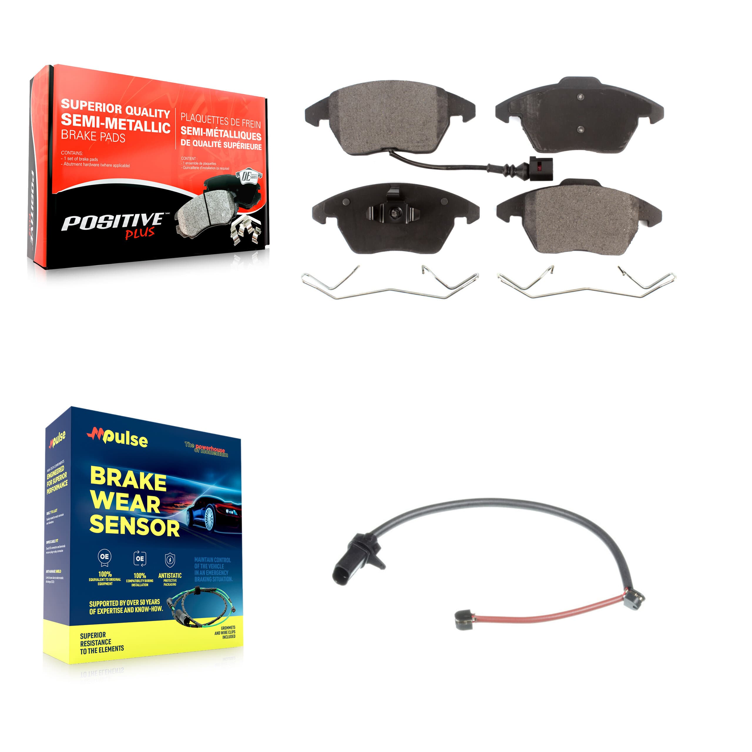 Positive Plus - KPW-100682 - Front Disc Brake Pad Kits image 1