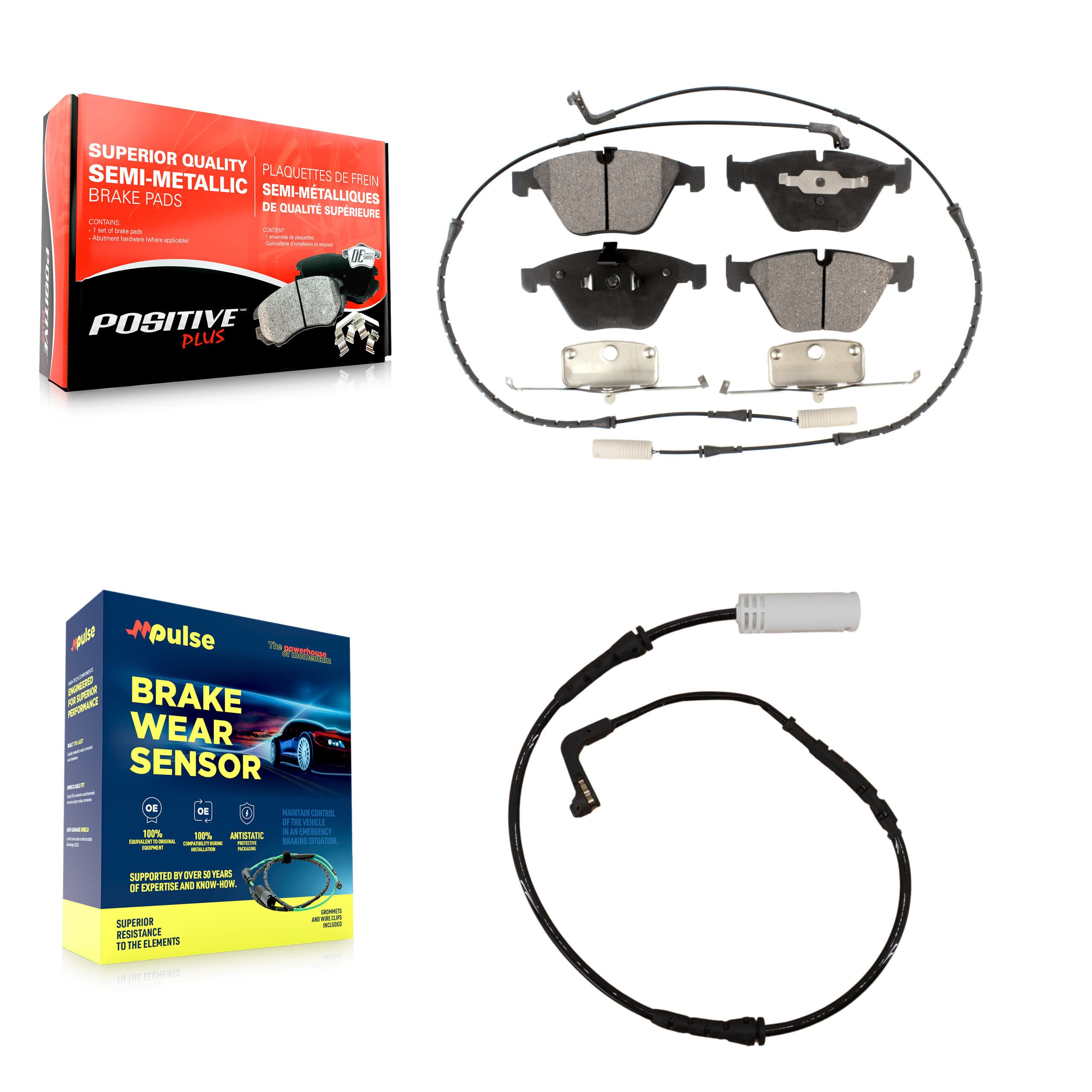 Positive Plus - KPW-100687 - Front Disc Brake Pad Kits image 1