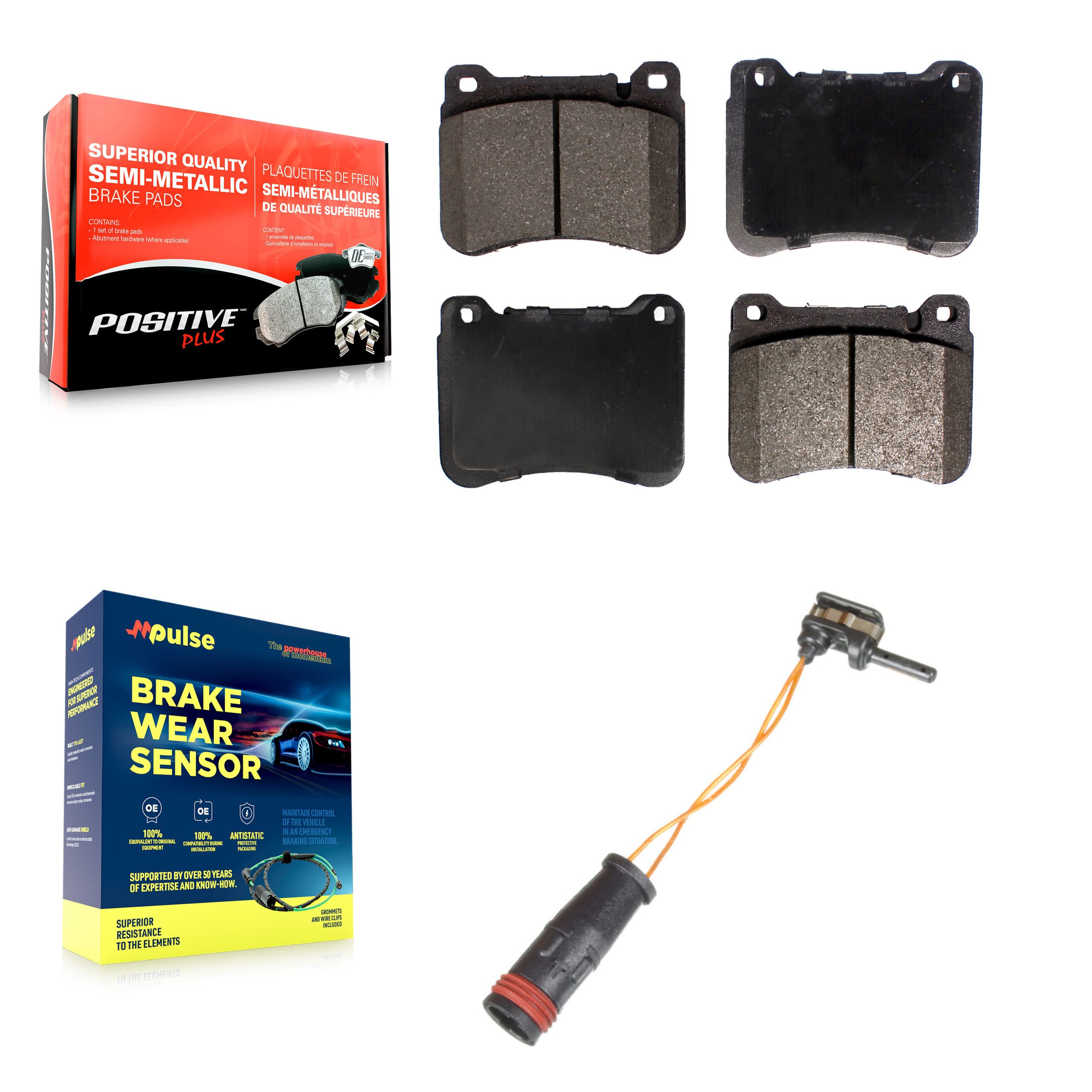 Positive Plus - KPW-100699 - Front Disc Brake Pad Kits image 1