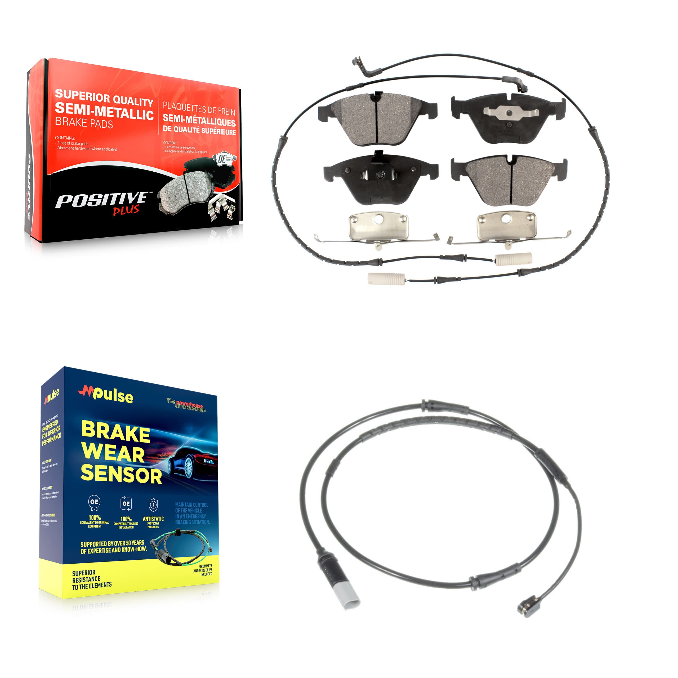 Positive Plus - KPW-100714 - Front Disc Brake Pad Kits image 1