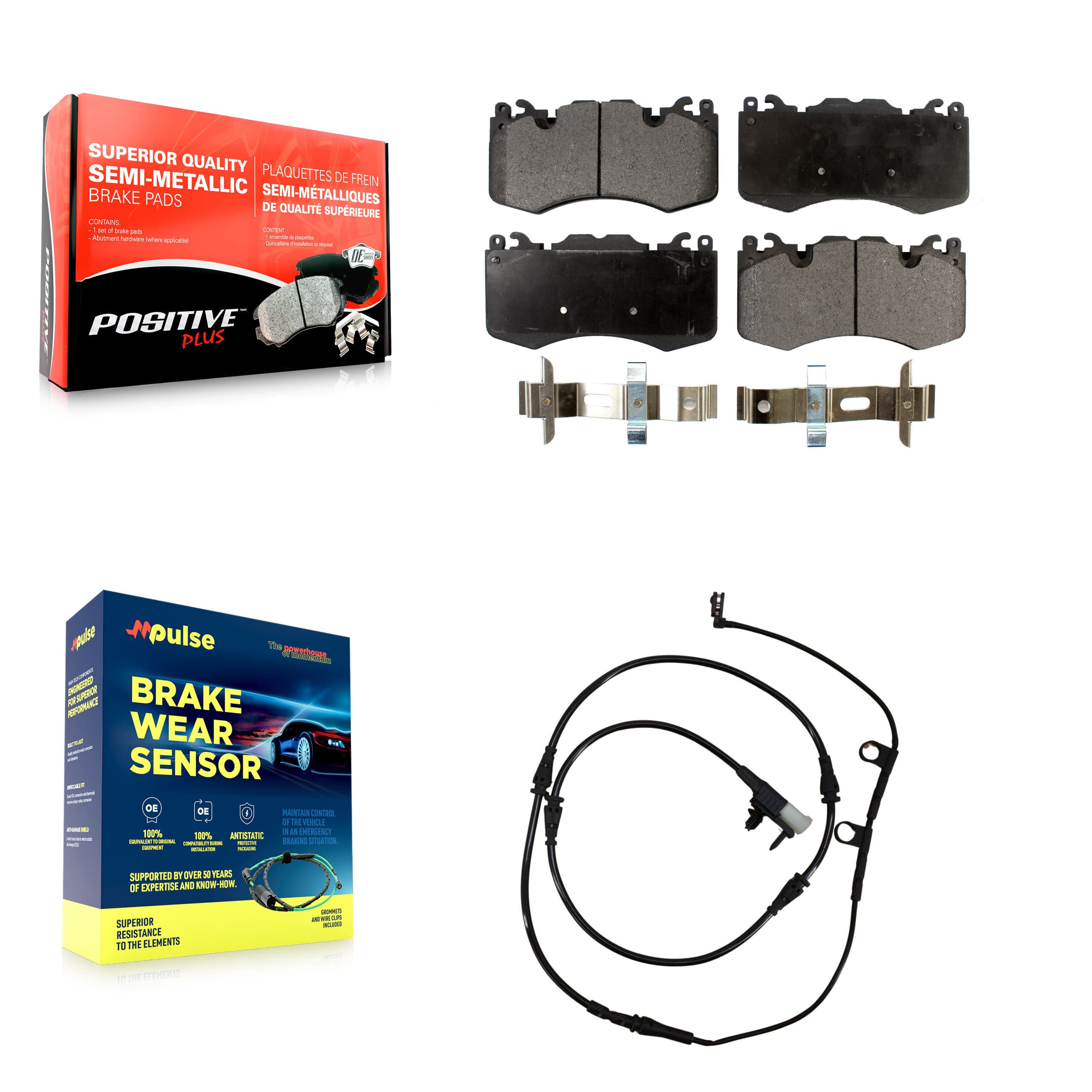 Positive Plus - KPW-100716 - Front Disc Brake Pad Kits image 1