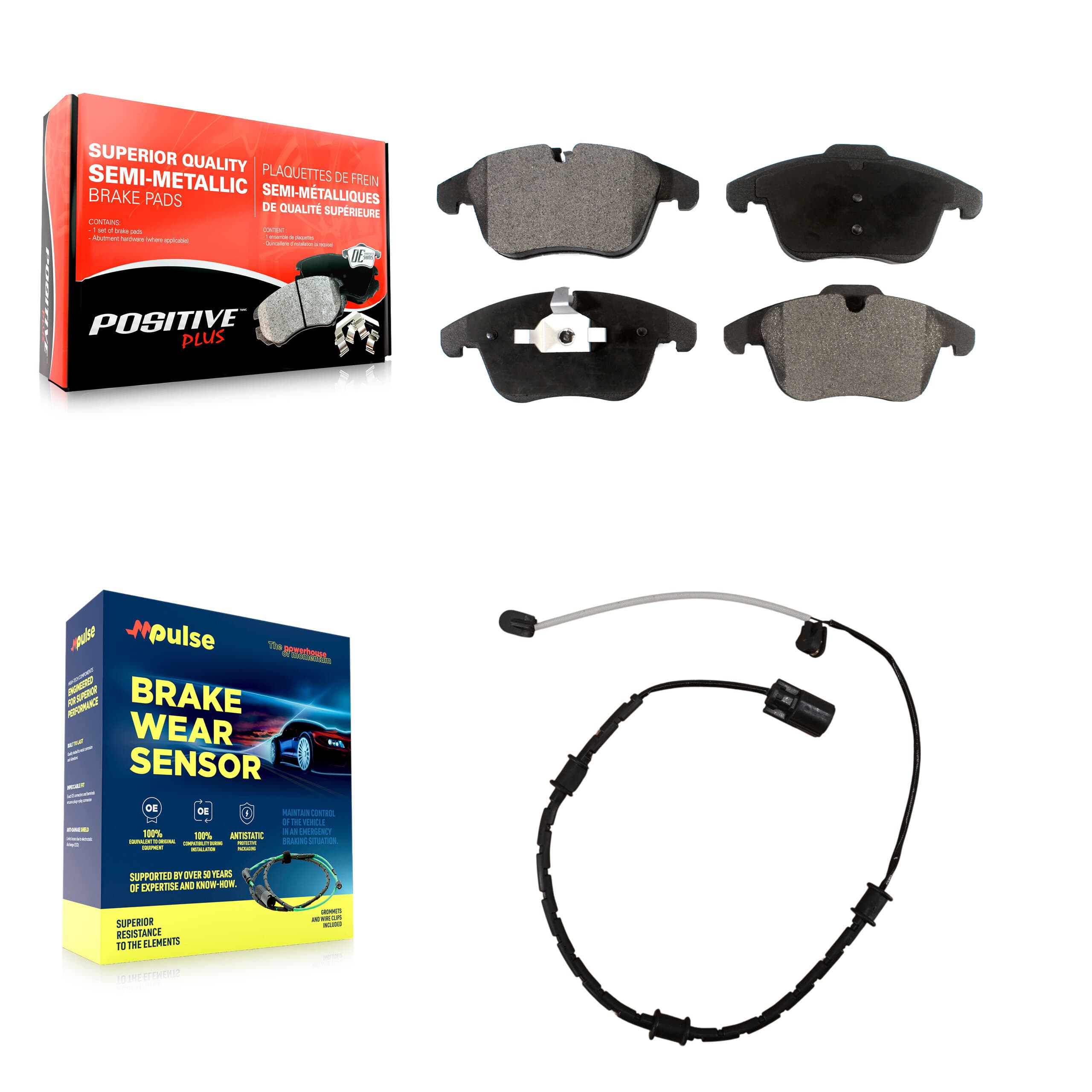 Positive Plus - KPW-100729 - Front Disc Brake Pad Kits image 1