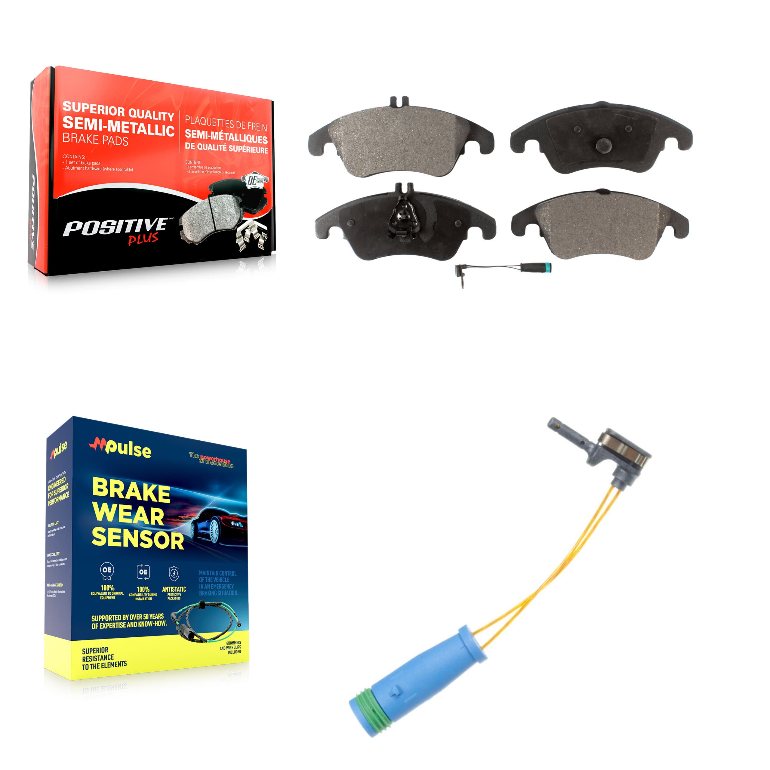 Positive Plus - KPW-100738 - Front Disc Brake Pad Kits image 1