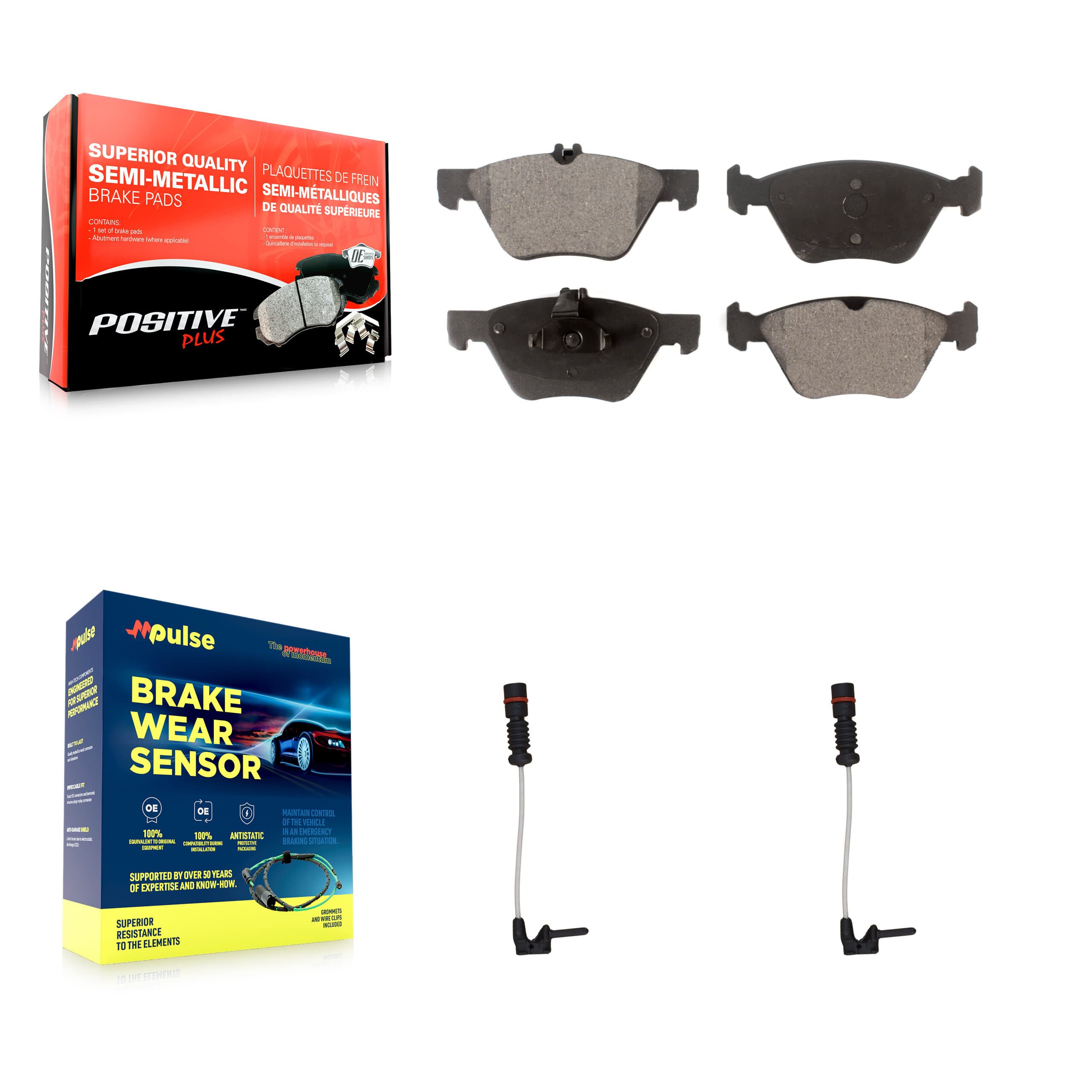 Positive Plus - KPW-100766 - Front Disc Brake Pad Kits image 1