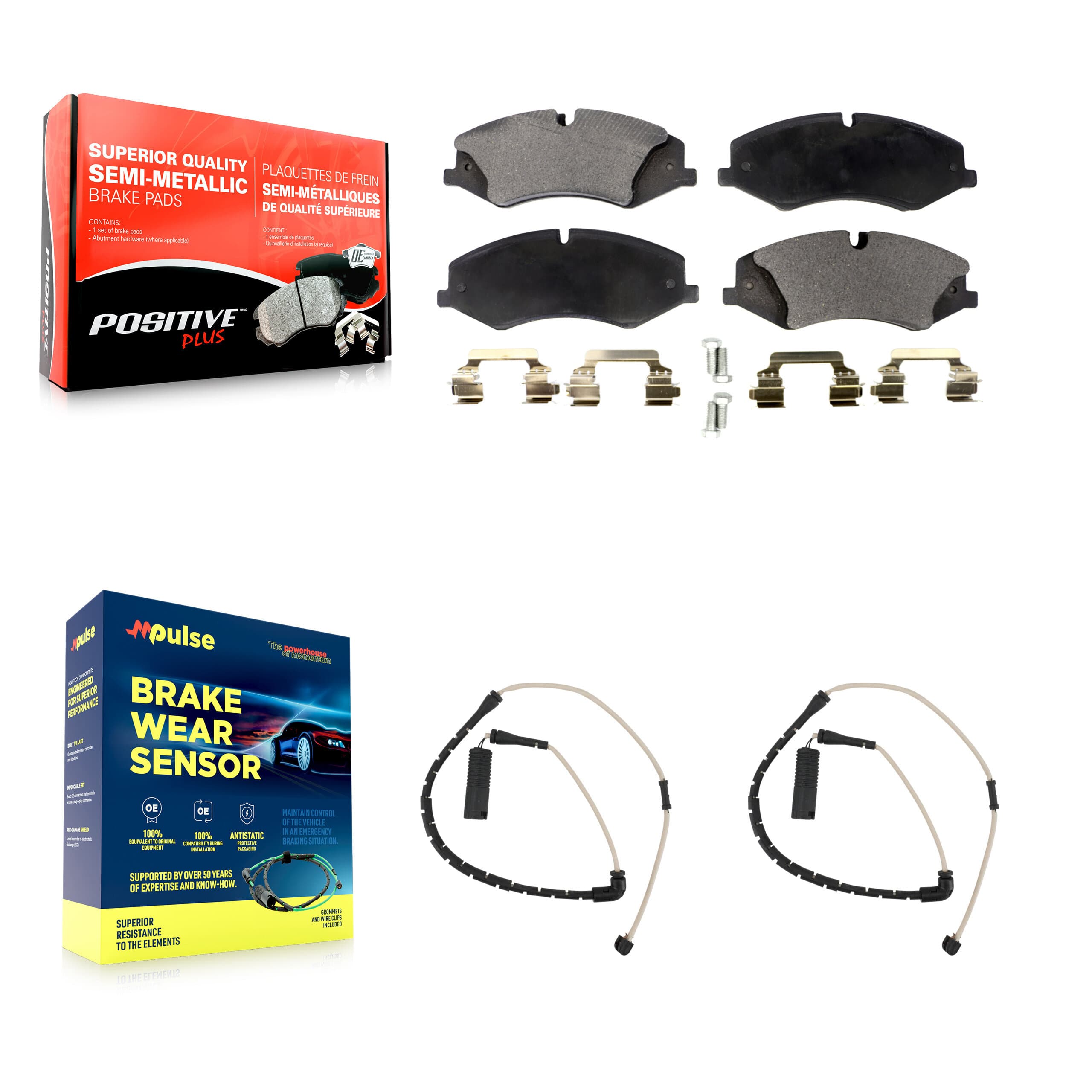 Positive Plus - KPW-100777 - Front Disc Brake Pad Kits image 1