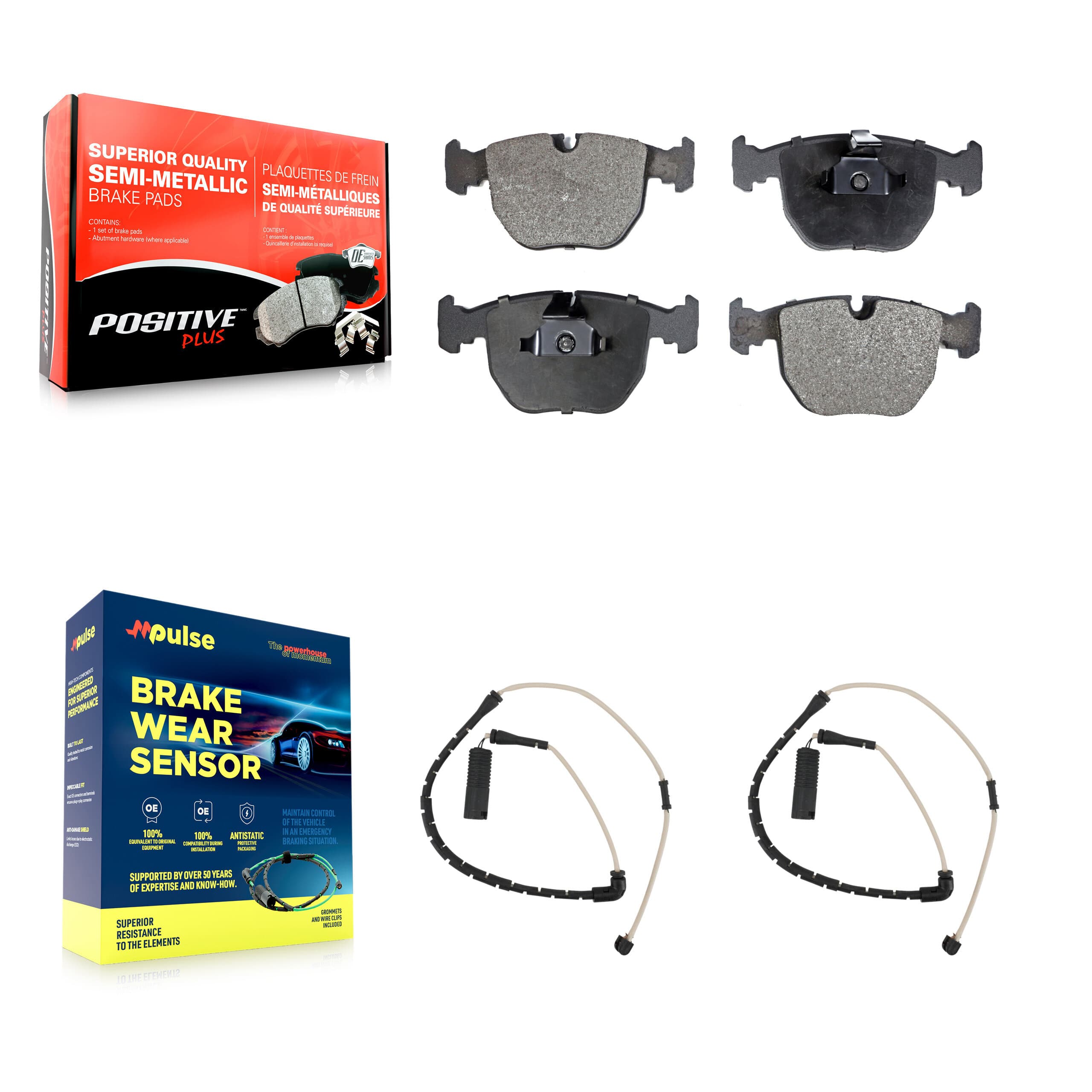 Positive Plus - KPW-100779 - Front Disc Brake Pad Kits image 1