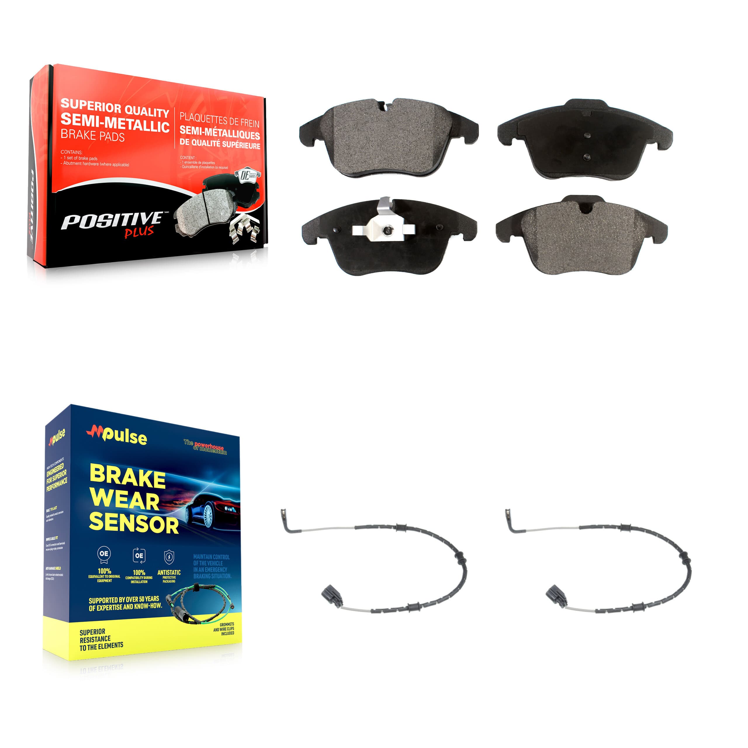Positive Plus - KPW-100788 - Front Disc Brake Pad Kits image 1