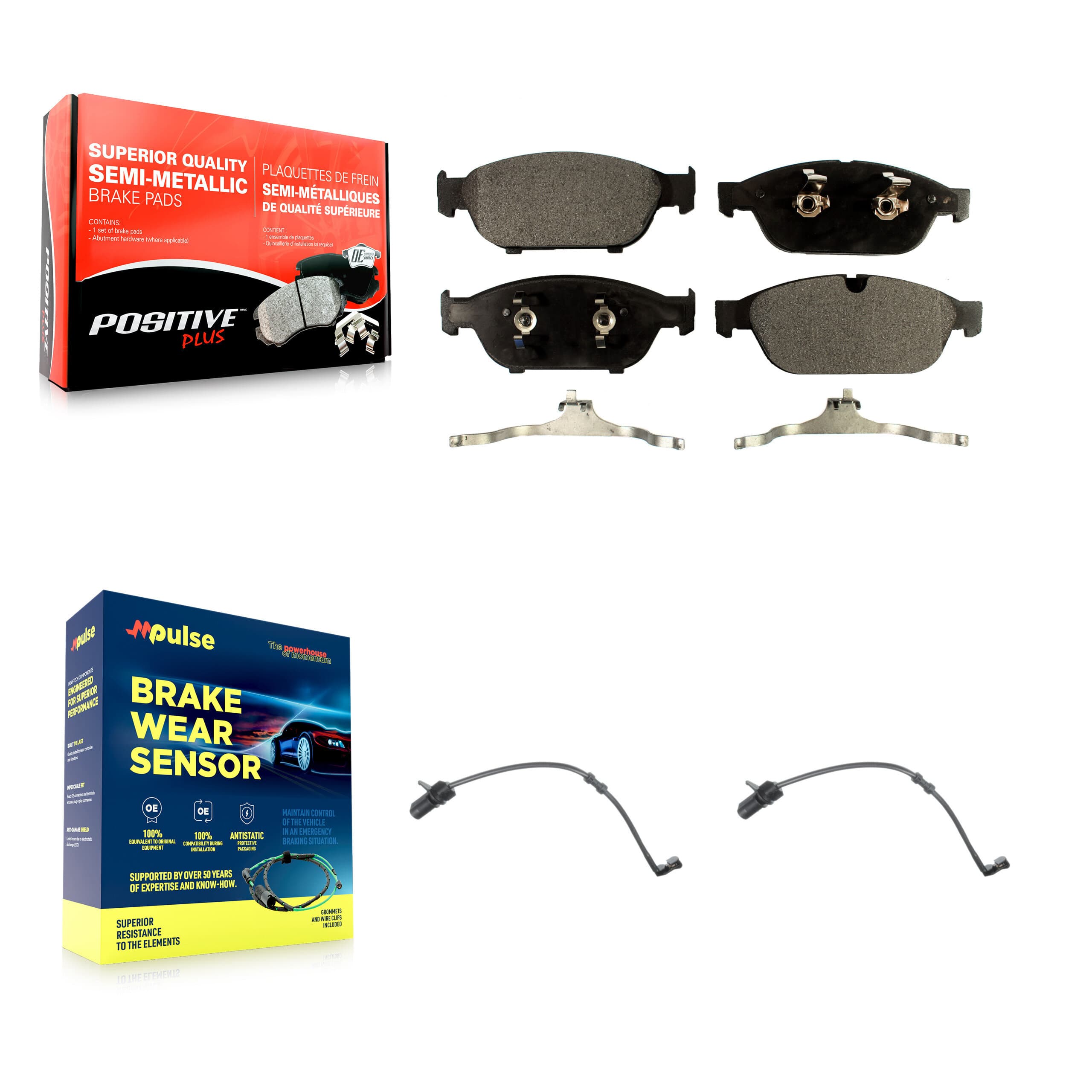 Positive Plus - KPW-100815 - Front Disc Brake Pad Kits image 1