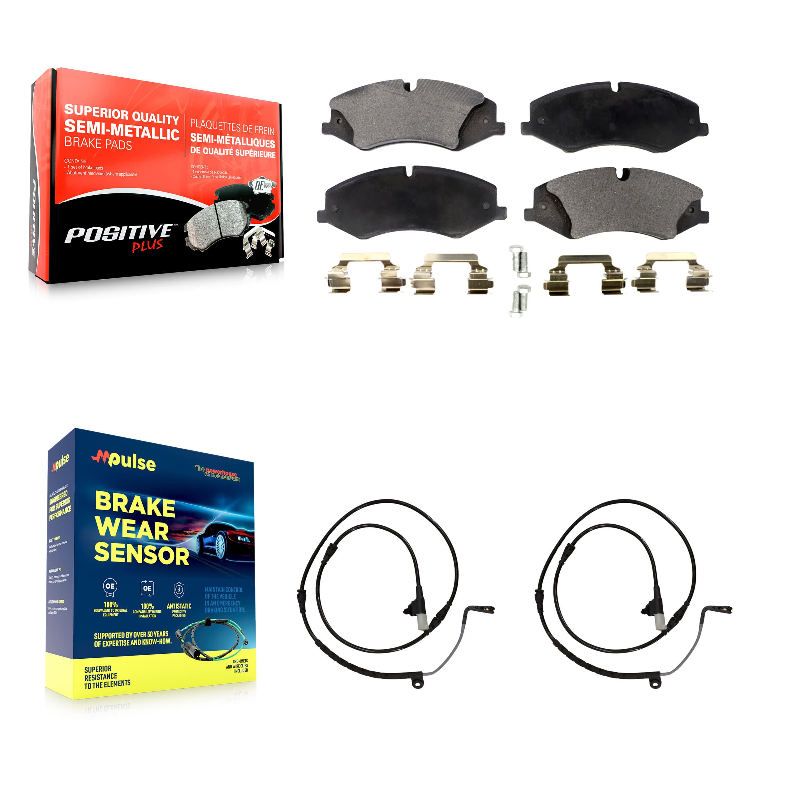 Positive Plus - KPW-100824 - Front Disc Brake Pad Kits image 1