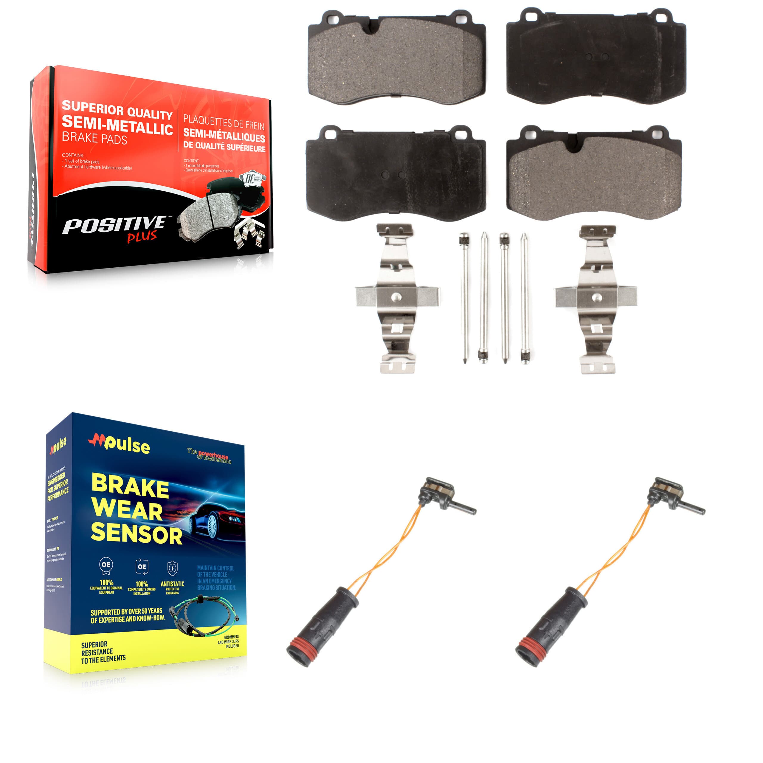 Positive Plus - KPW-100835 - Front Disc Brake Pad Kits image 1