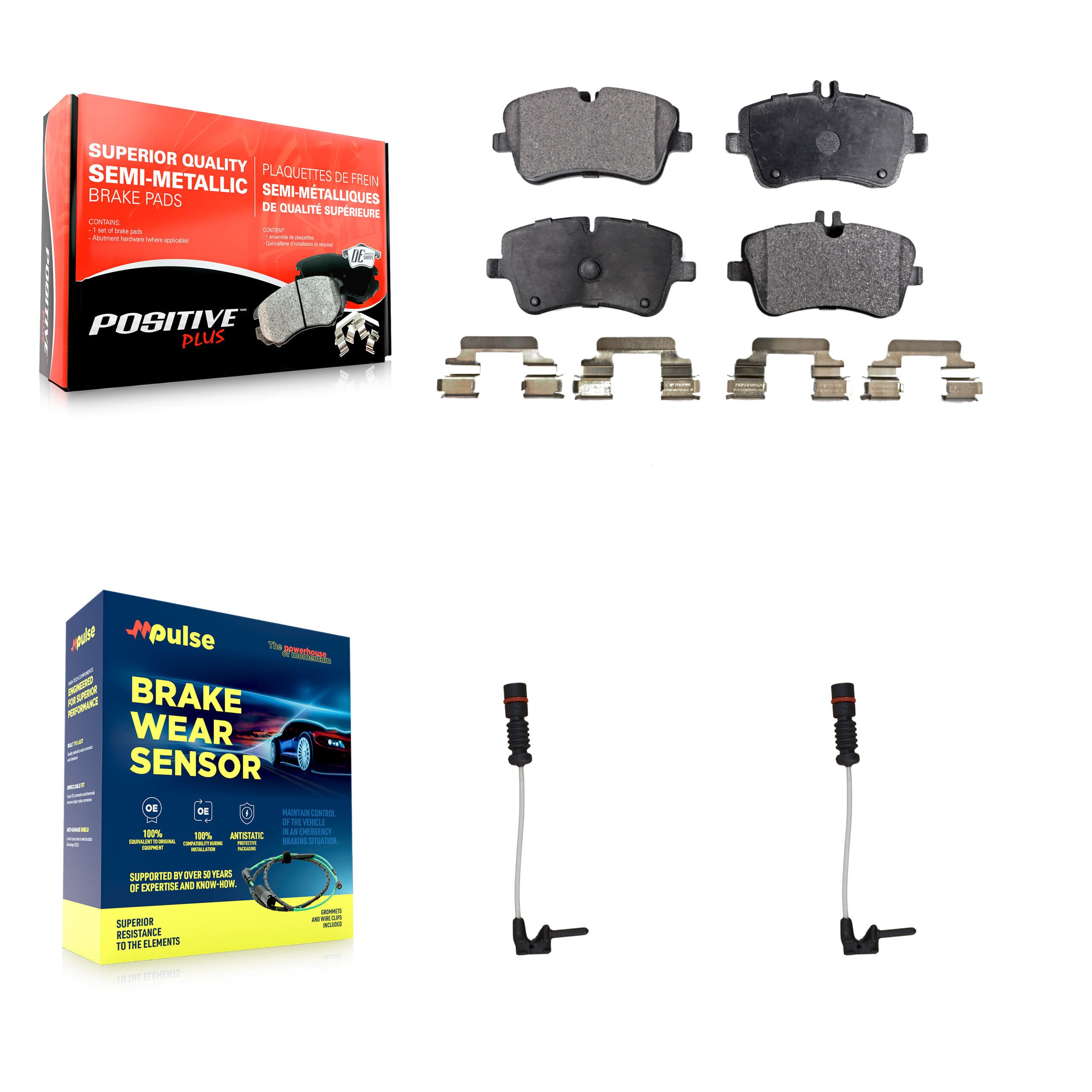 Positive Plus - KPW-100846 - Front Disc Brake Pad Kits image 1