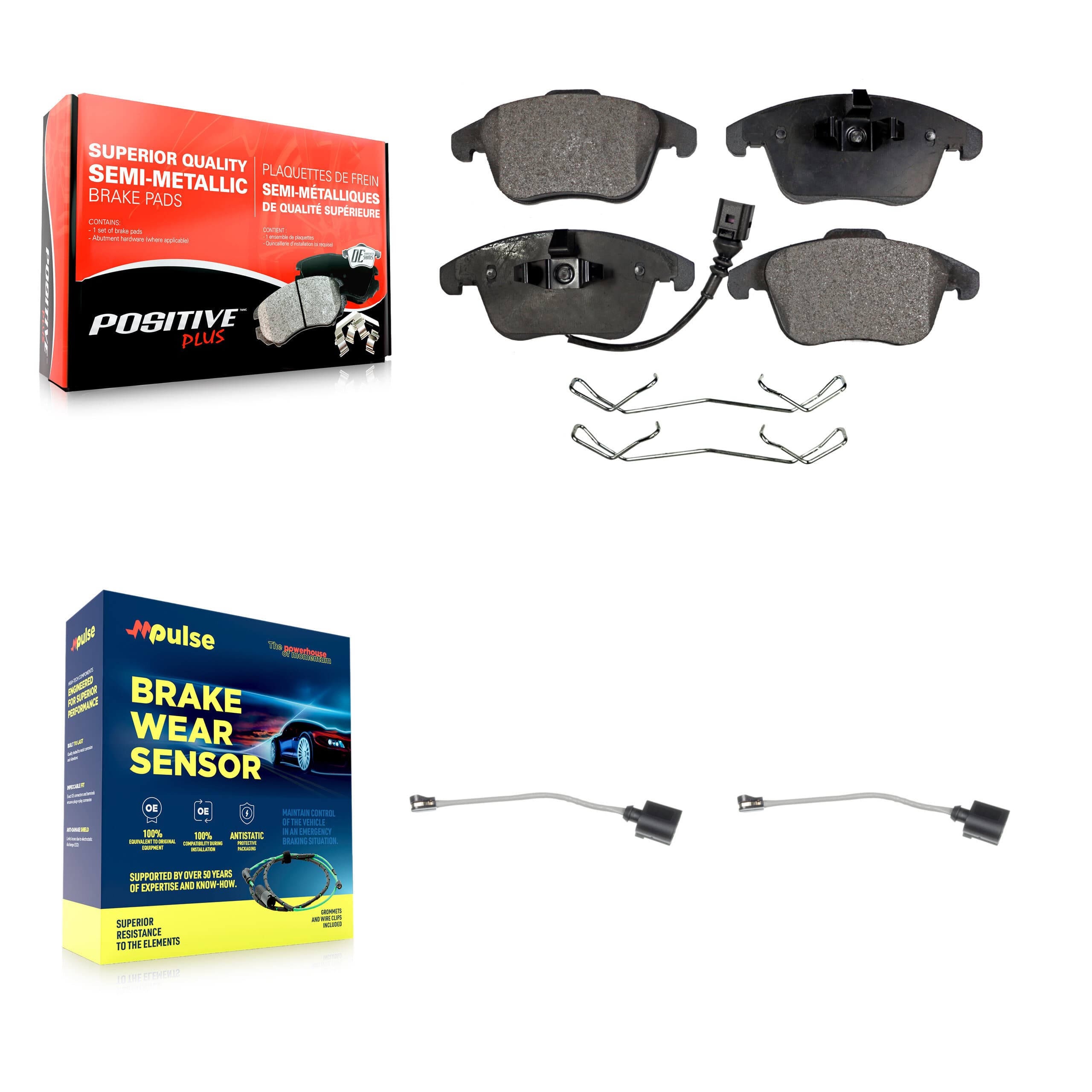 Positive Plus - KPW-100856 - Front Disc Brake Pad Kits image 1