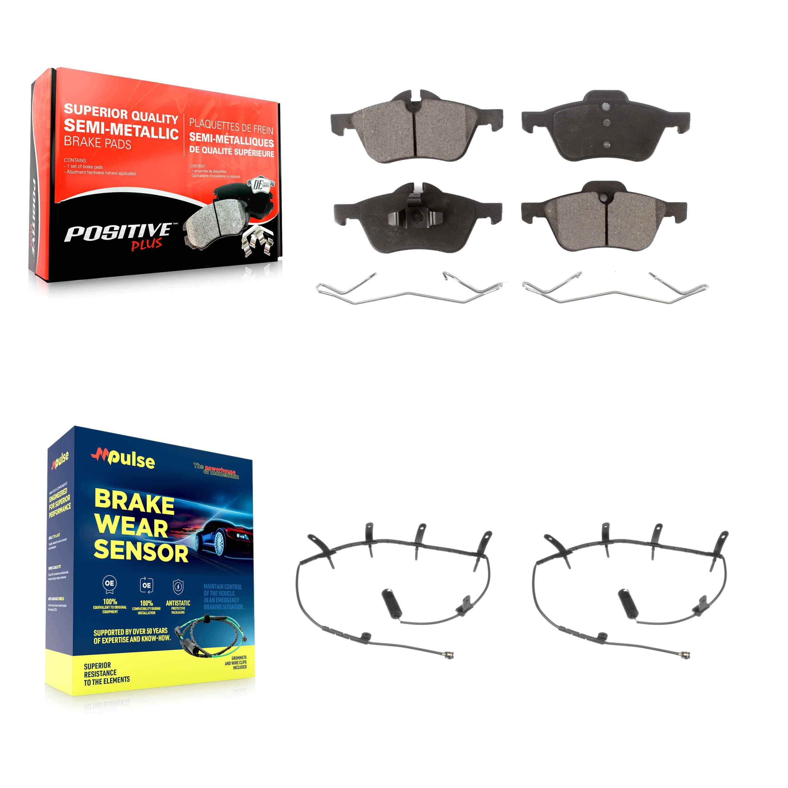 Positive Plus - KPW-100873 - Front Disc Brake Pad Kits image 1