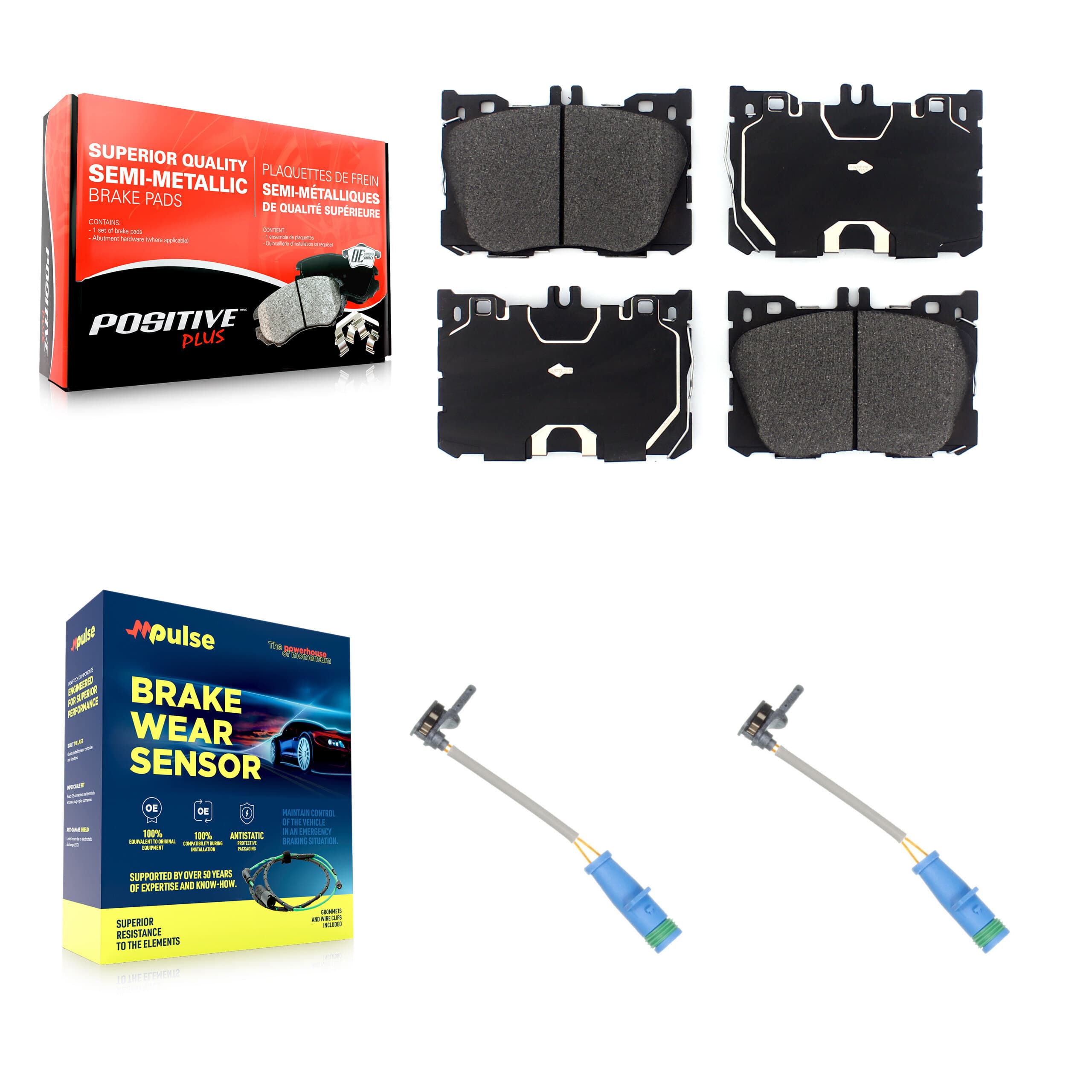 Positive Plus - KPW-100923 - Front Disc Brake Pad Kits image 1
