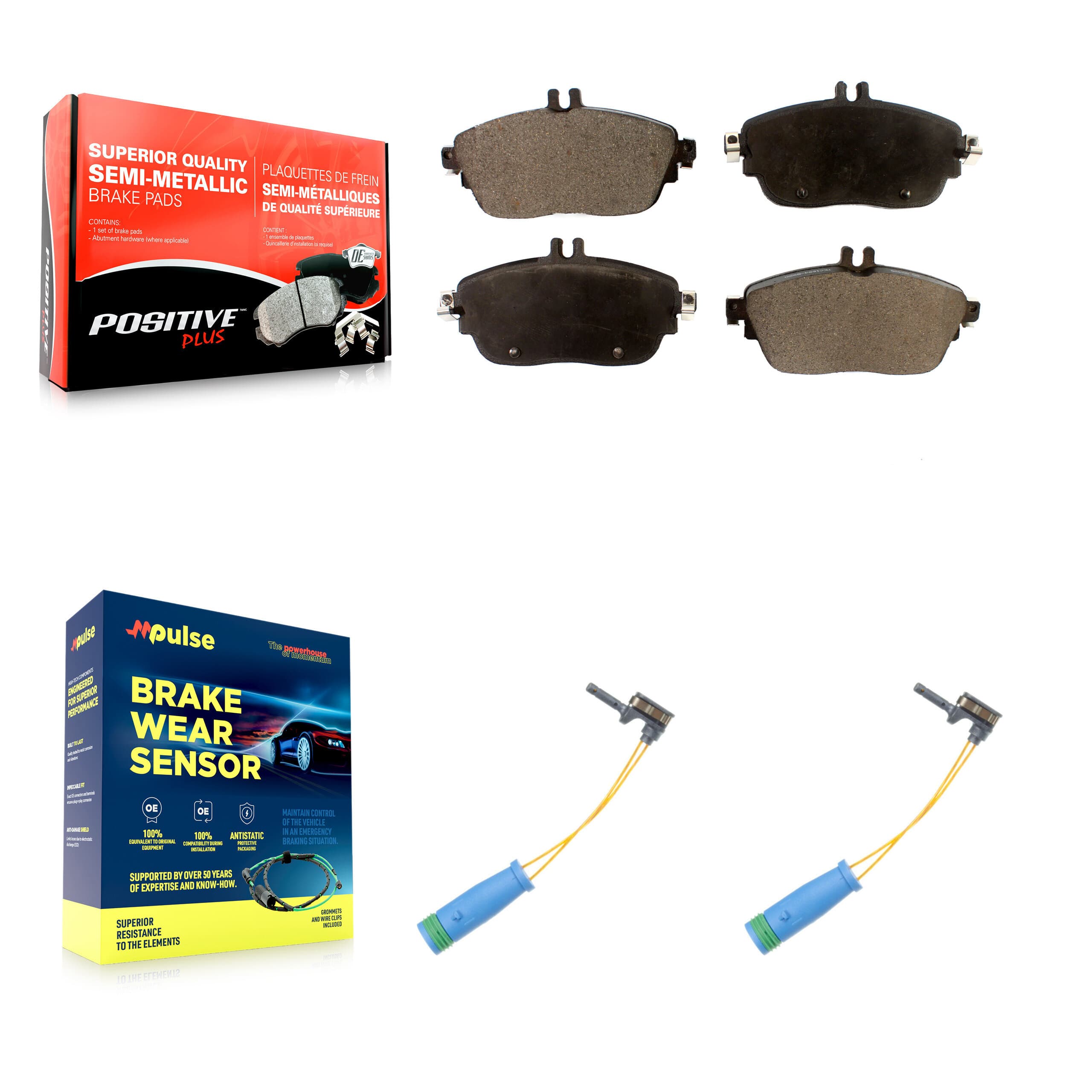 Positive Plus - KPW-100934 - Front Disc Brake Pad Kits image 1