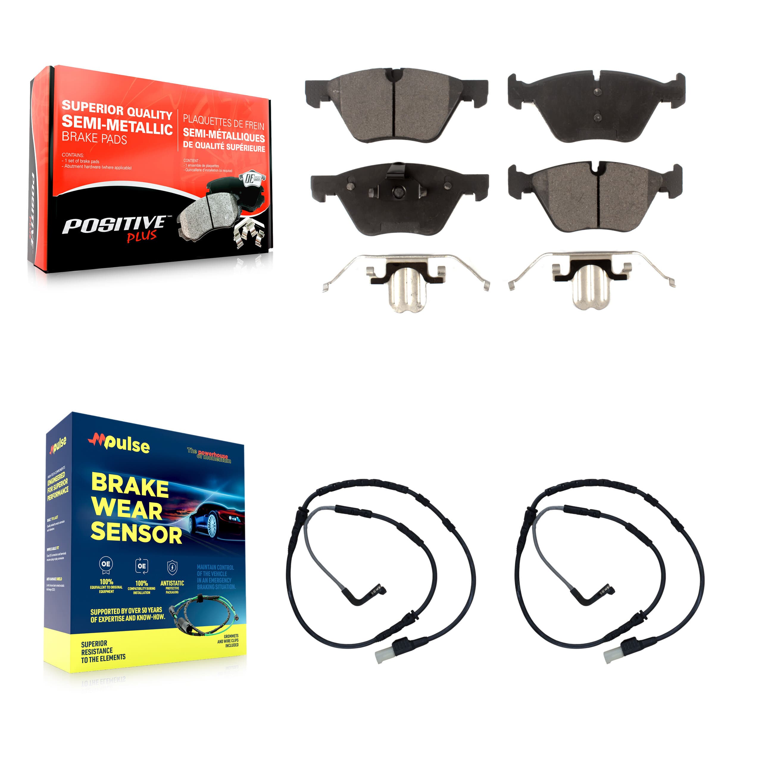Positive Plus - KPW-100939 - Front Disc Brake Pad Kits image 1