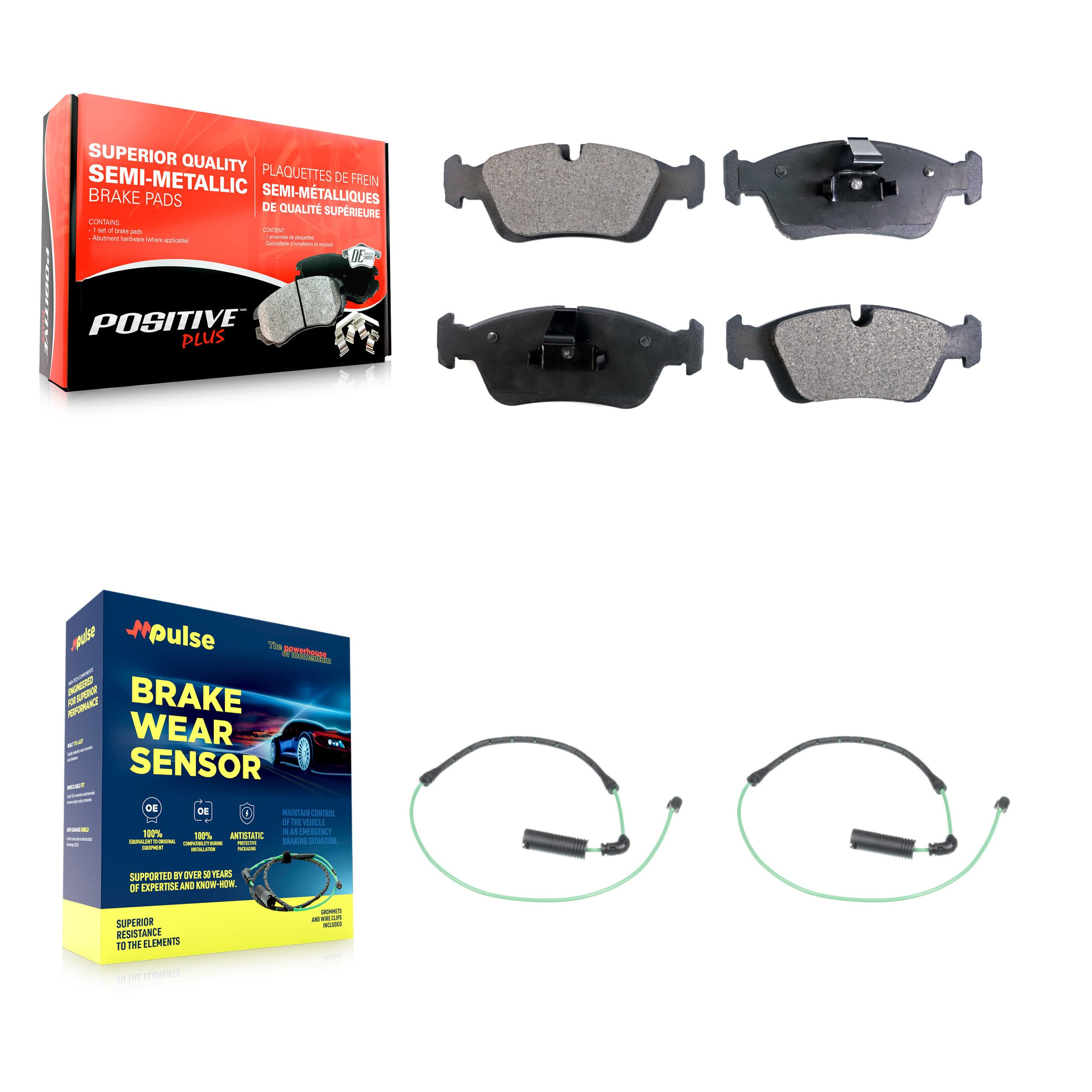 Positive Plus - KPW-100953 - Front Disc Brake Pad Kits image 1
