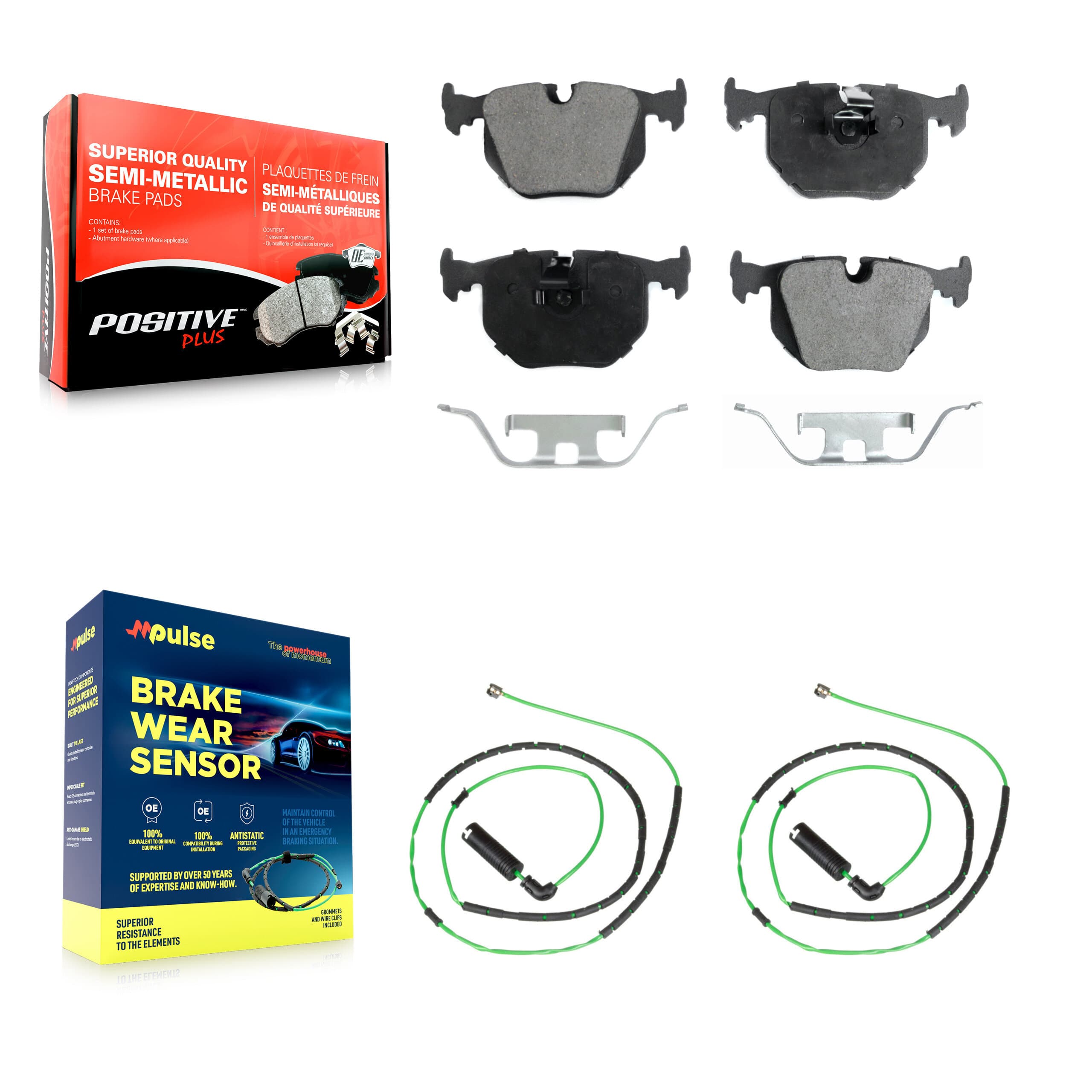 Positive Plus - KPW-101114 - Rear Disc Brake Pad Kits image 1