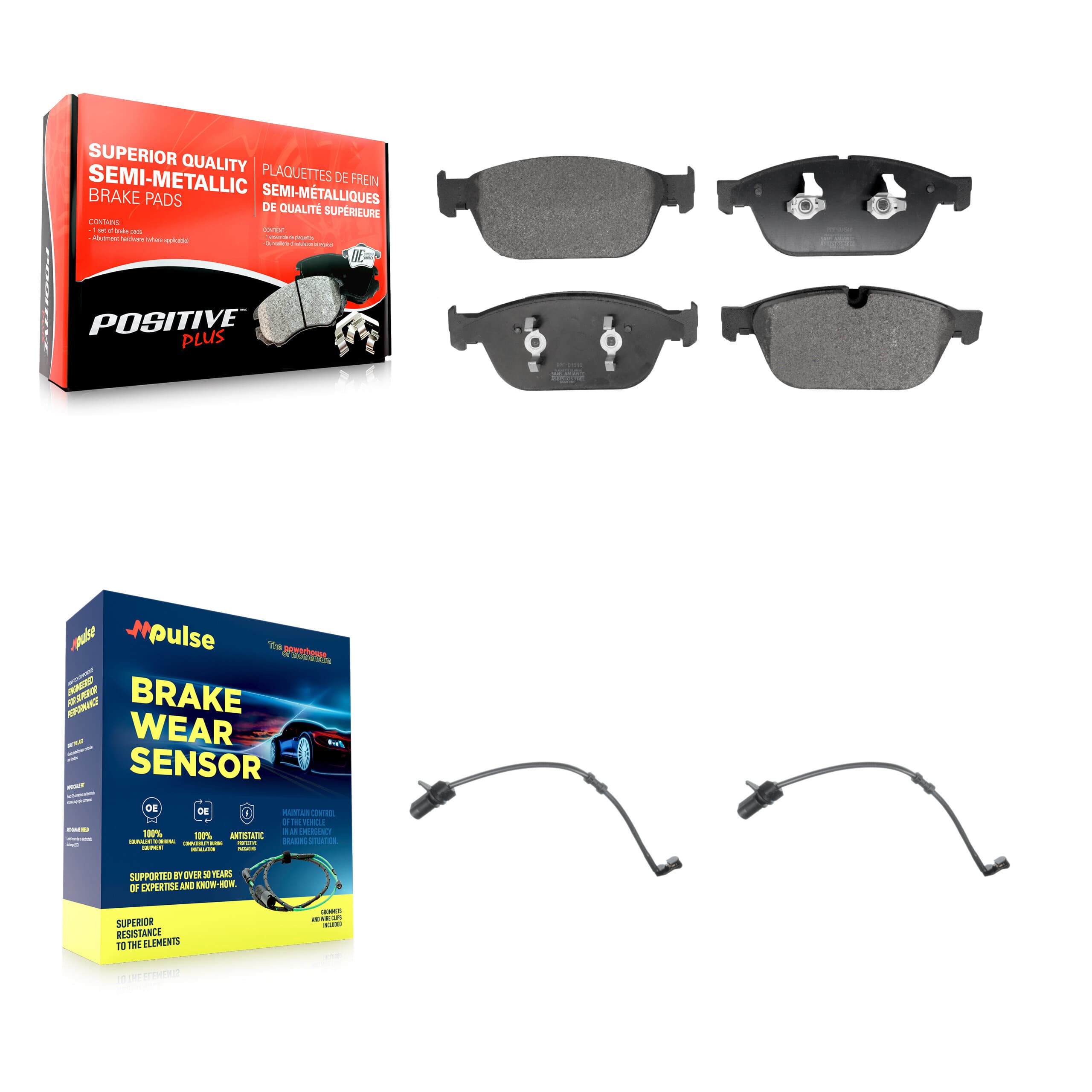 Positive Plus - KPW-101394 - Front Disc Brake Pad Kits image 1