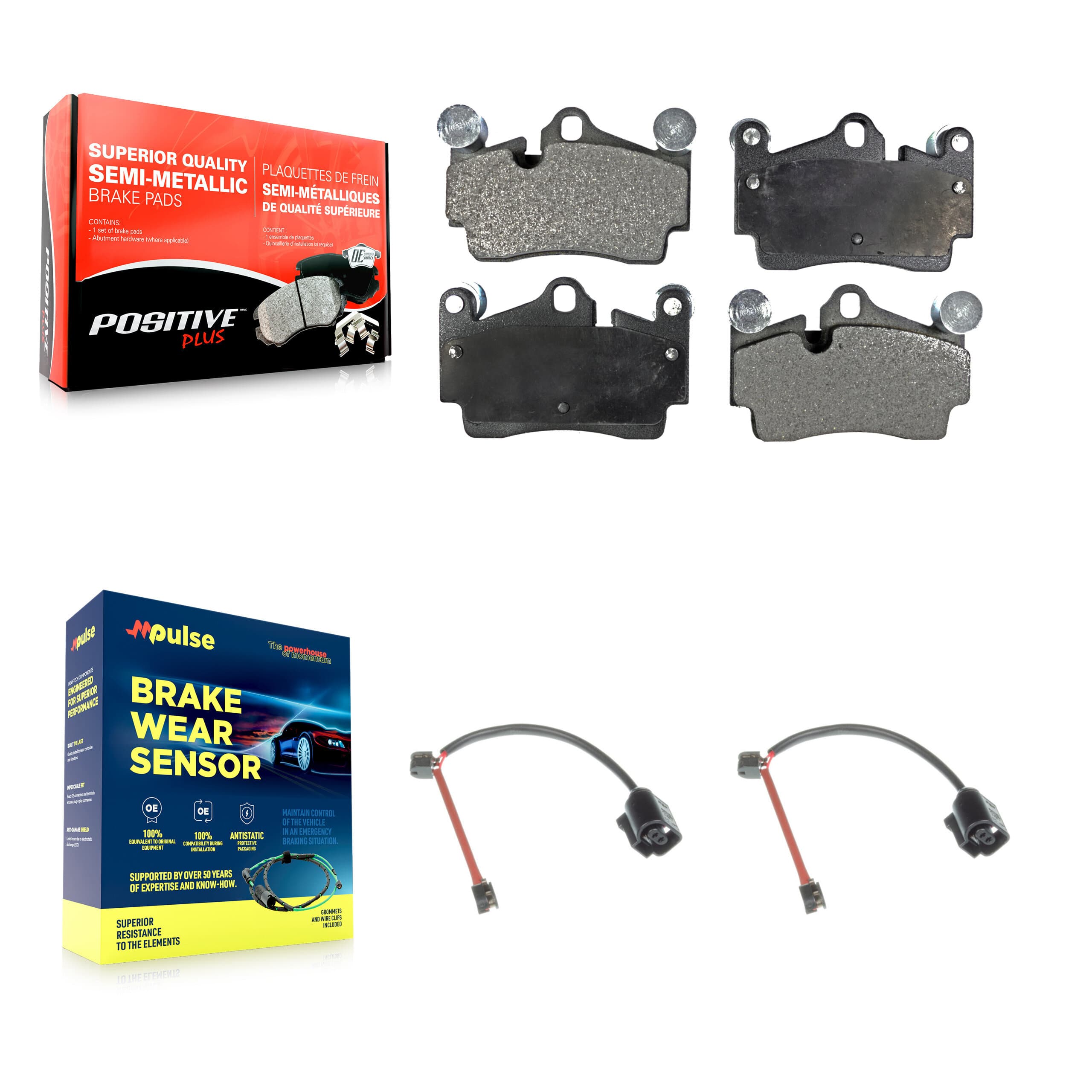 Positive Plus - KPW-101419 - Rear Disc Brake Pad Kits image 1