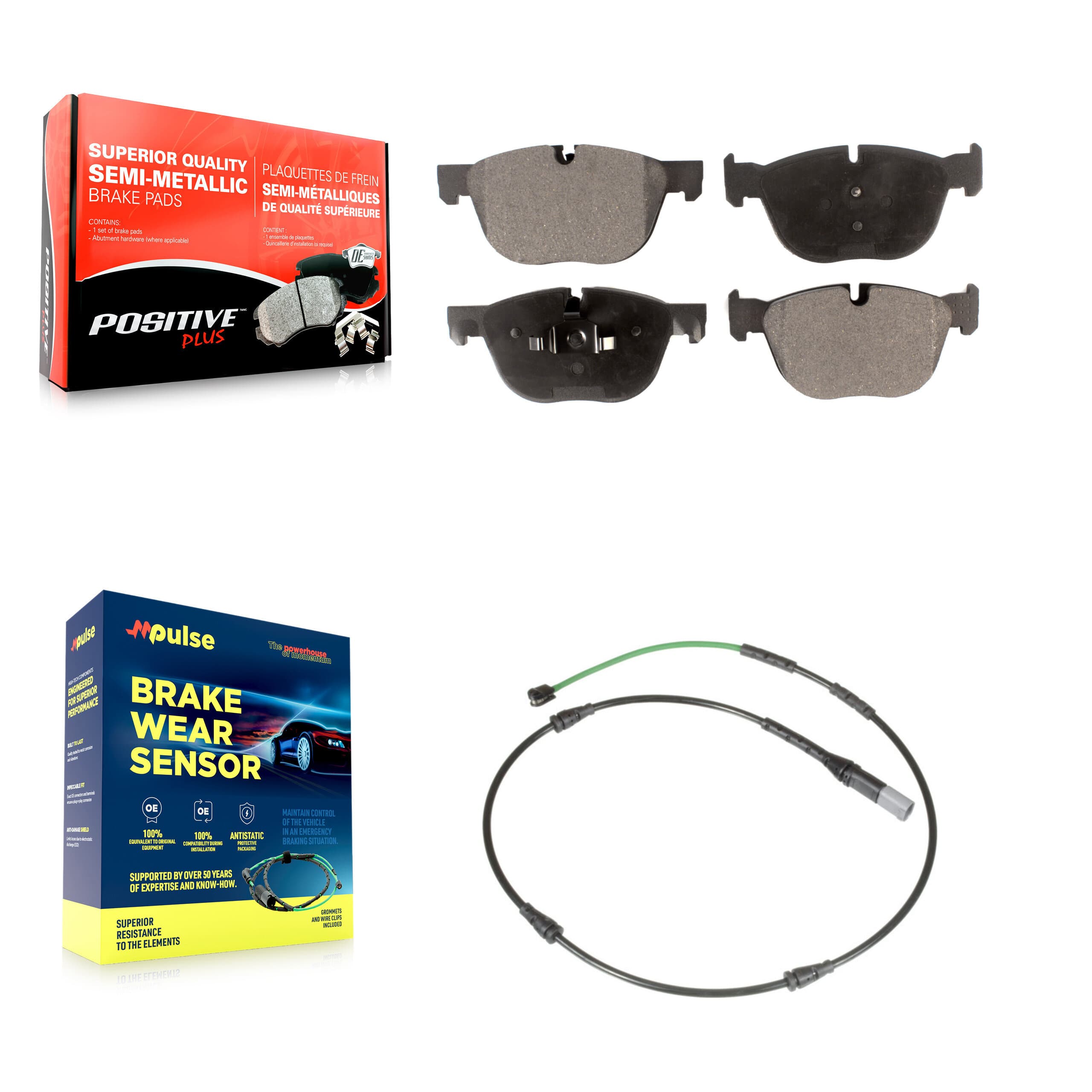 Positive Plus - KPW-101564 - Front Disc Brake Pad Kits image 1
