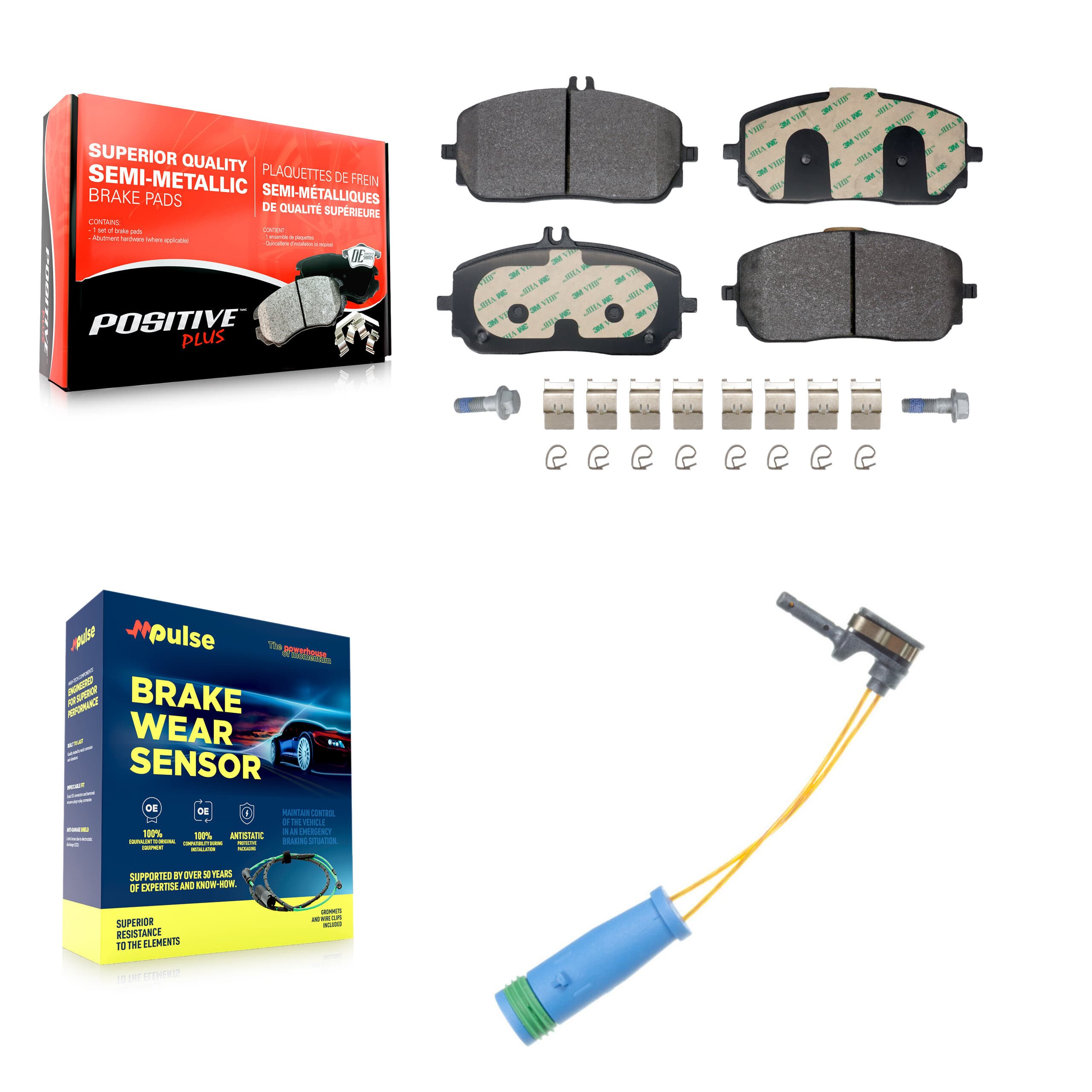 Positive Plus - KPW-101571 - Front Disc Brake Pad Kits image 1