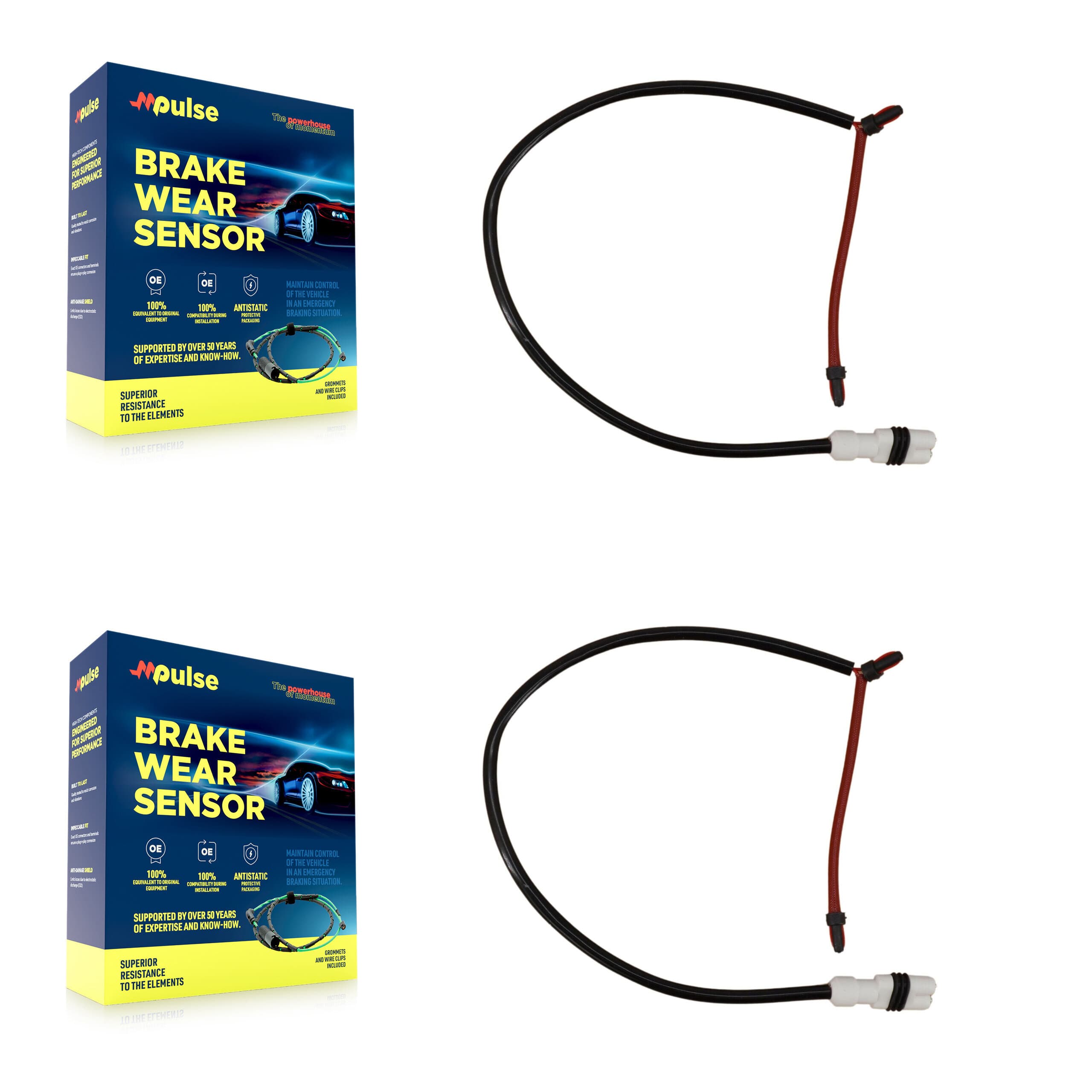 Mpulse - KSE-100002 - Front Disc Brake Pad Wear Sensor Kits image 1