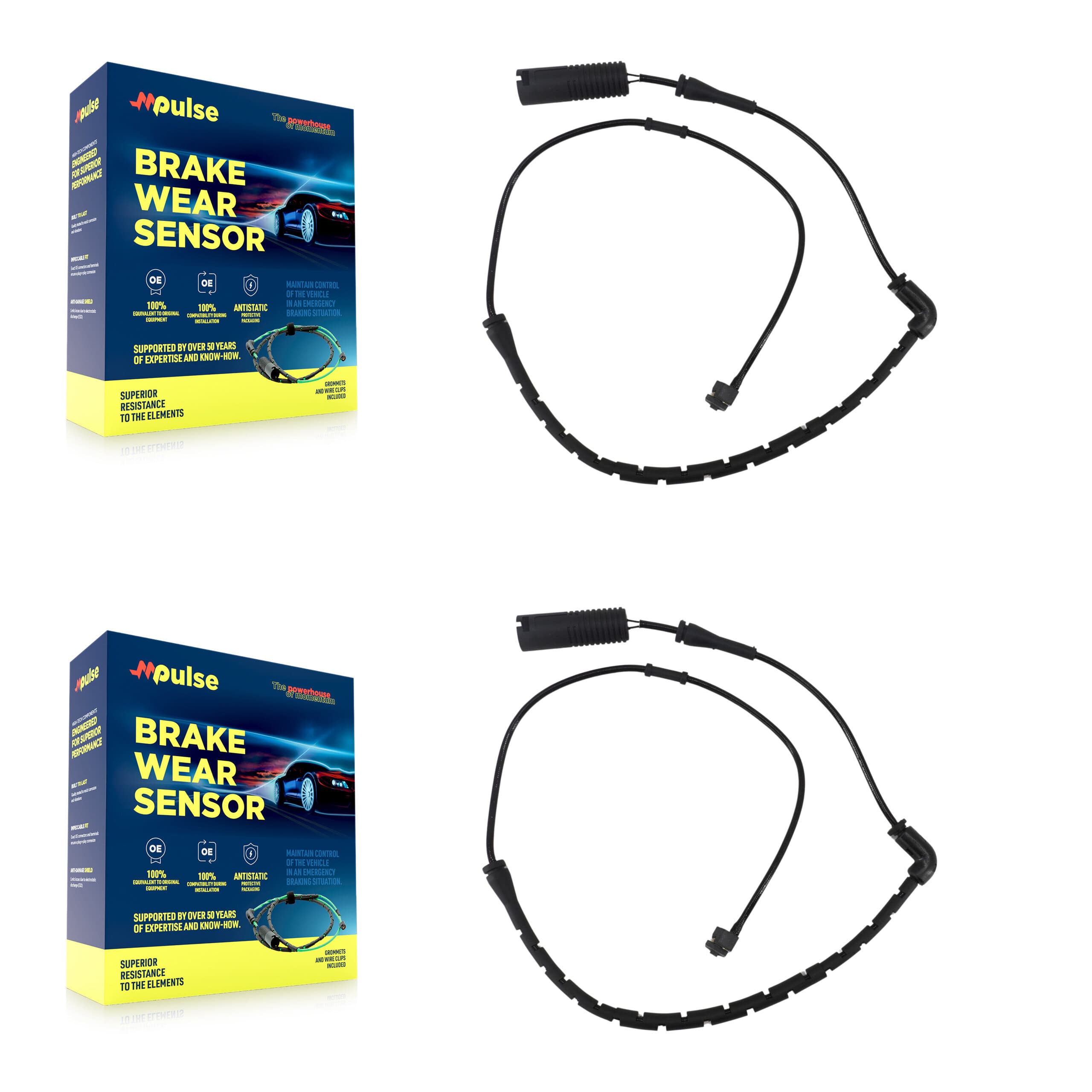 Mpulse - KSE-100015 - Front Disc Brake Pad Wear Sensor Kits image 1