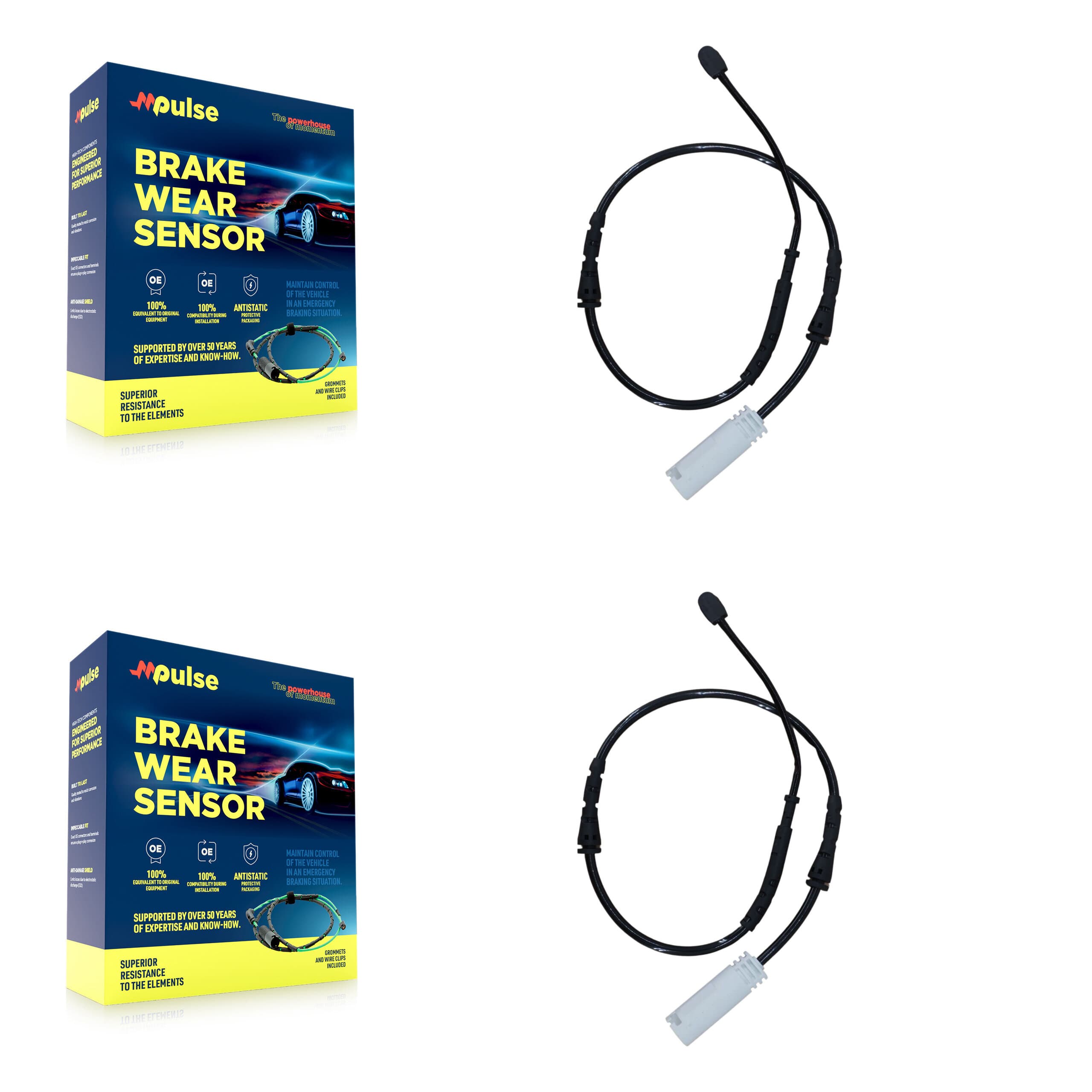 Mpulse - KSE-100025 - Front Disc Brake Pad Wear Sensor Kits image 1