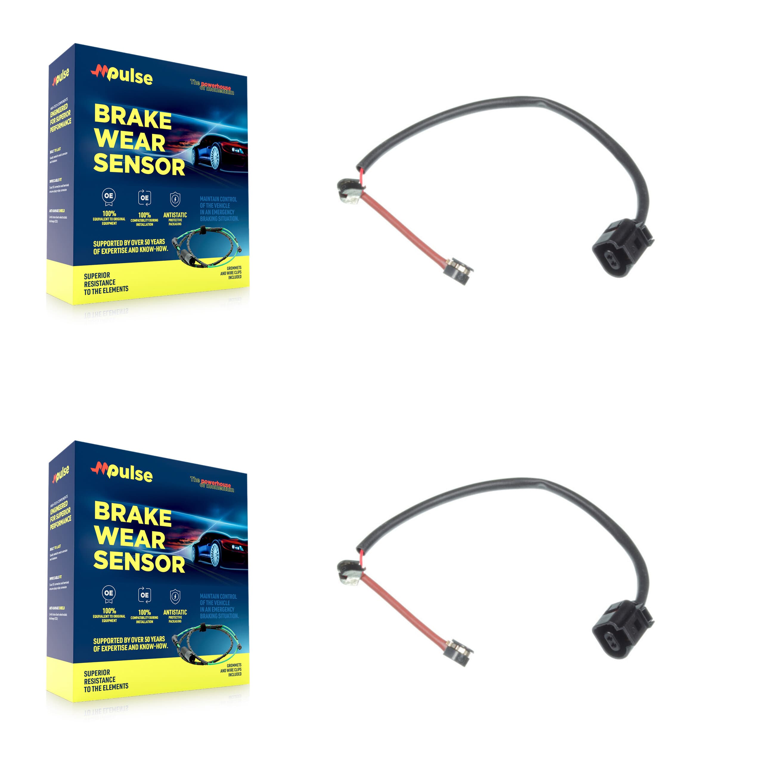 Mpulse - KSE-100028 - Front Disc Brake Pad Wear Sensor Kits image 1