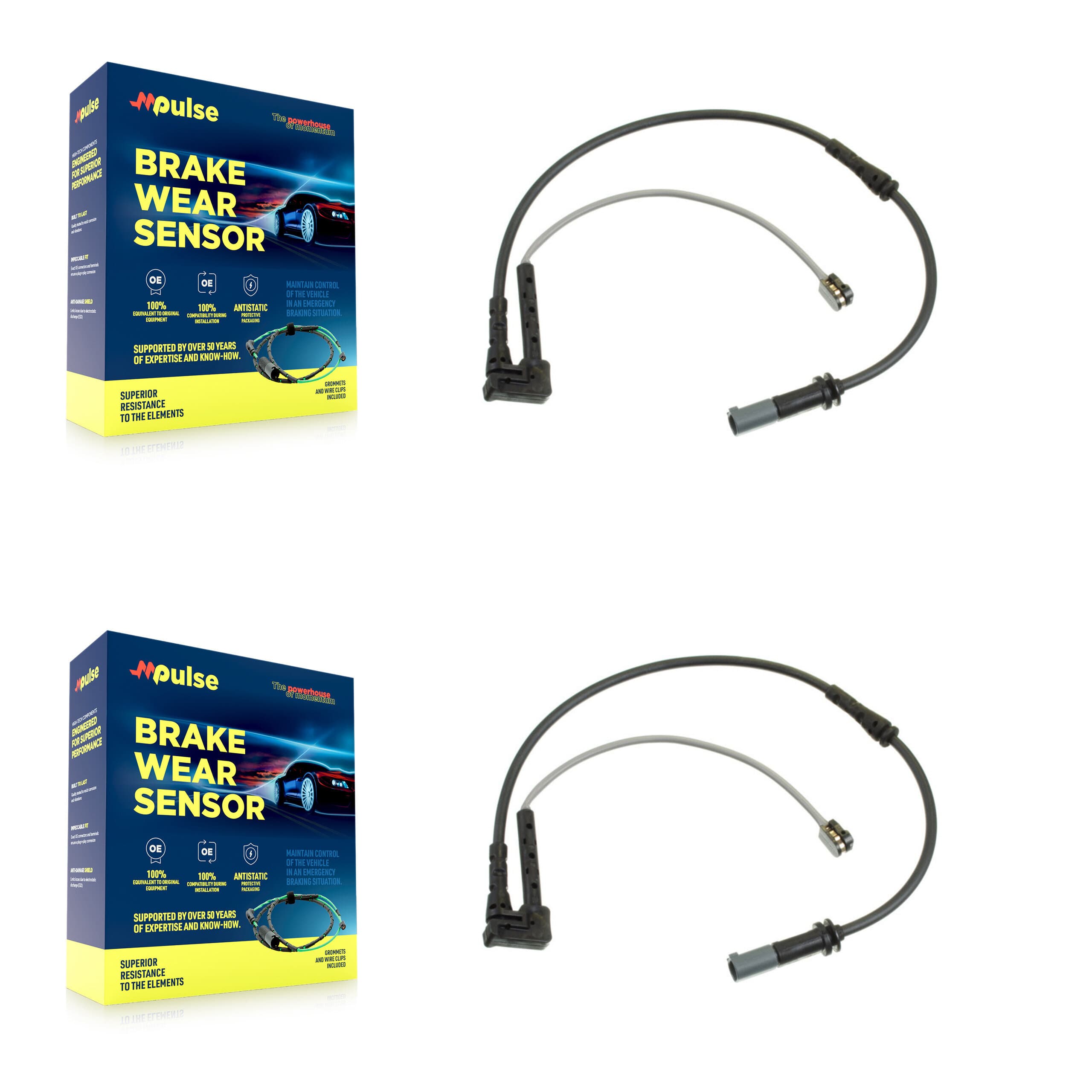 Mpulse - KSE-100042 - Front Disc Brake Pad Wear Sensor Kits image 1