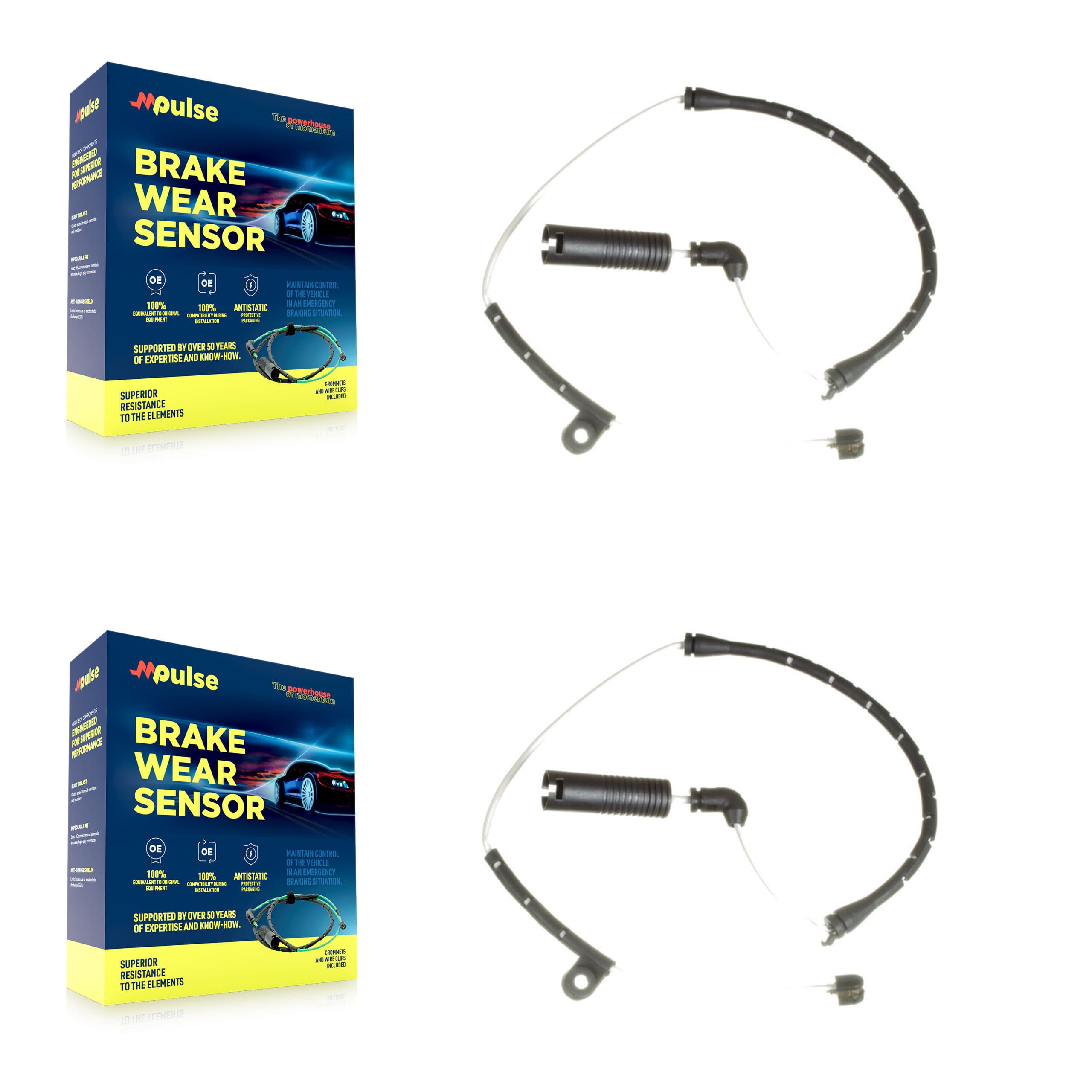 Mpulse - KSE-100047 - Front Disc Brake Pad Wear Sensor Kits image 1