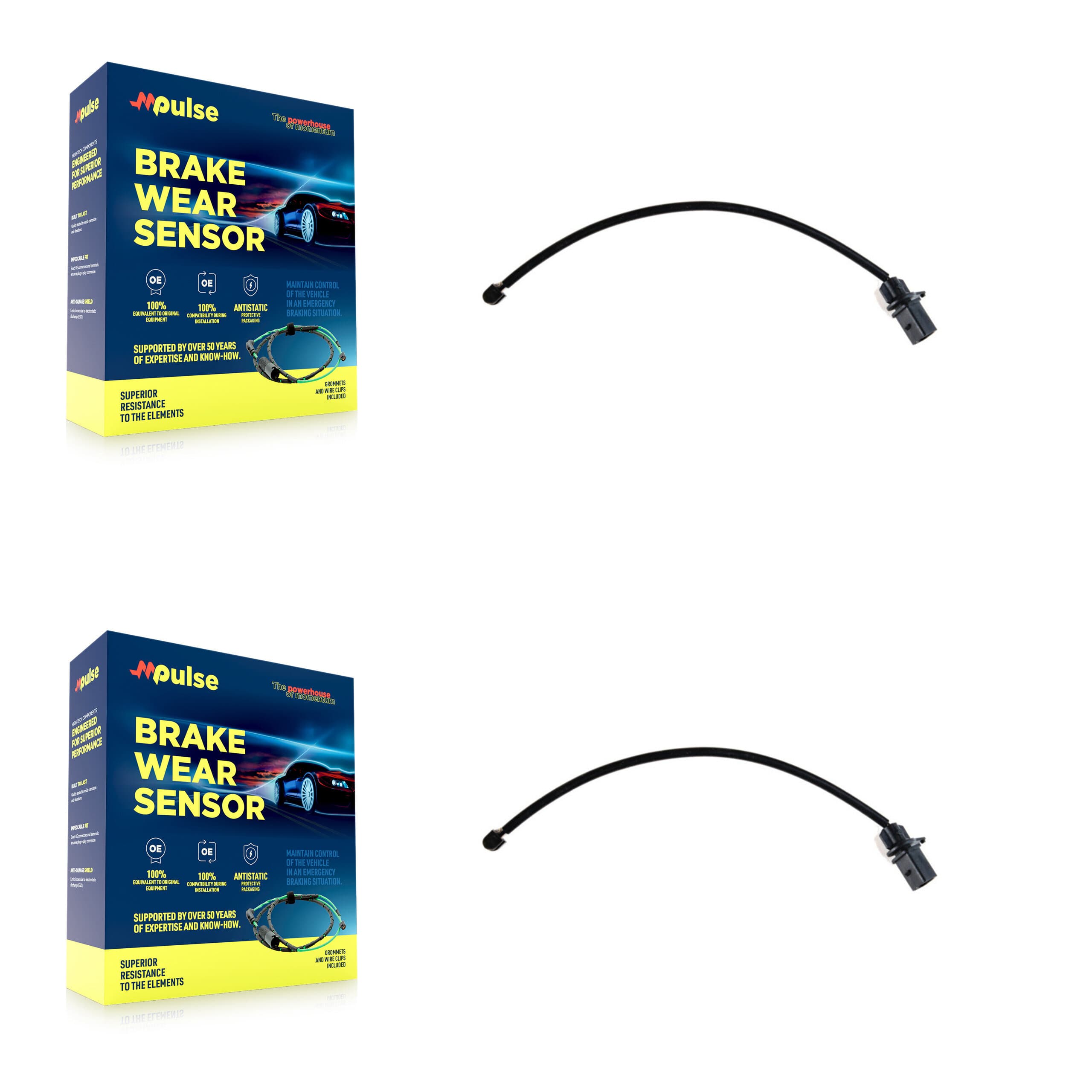 Mpulse - KSE-100050 - Front Disc Brake Pad Wear Sensor Kits image 1