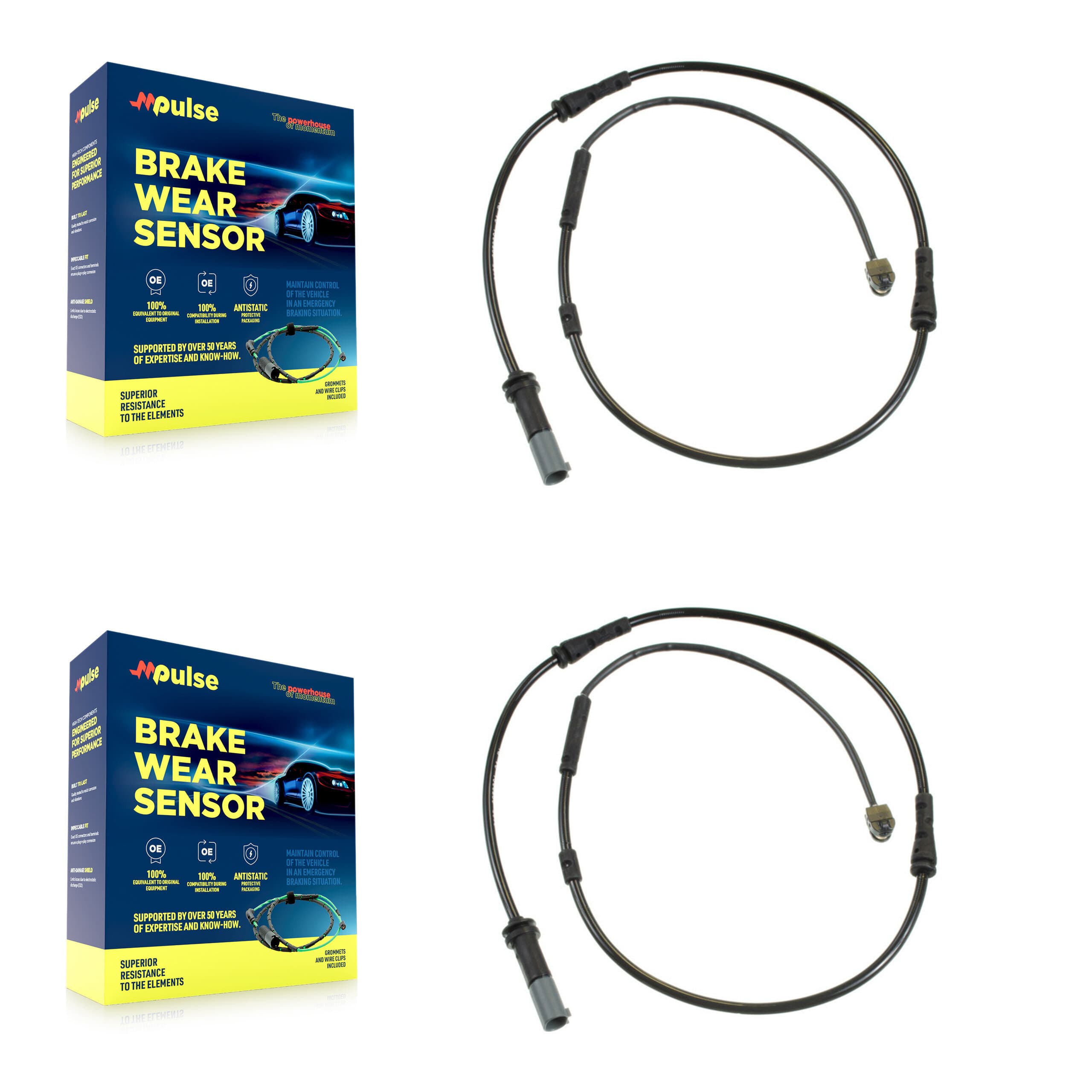 Mpulse - KSE-100055 - Front Disc Brake Pad Wear Sensor Kits image 1