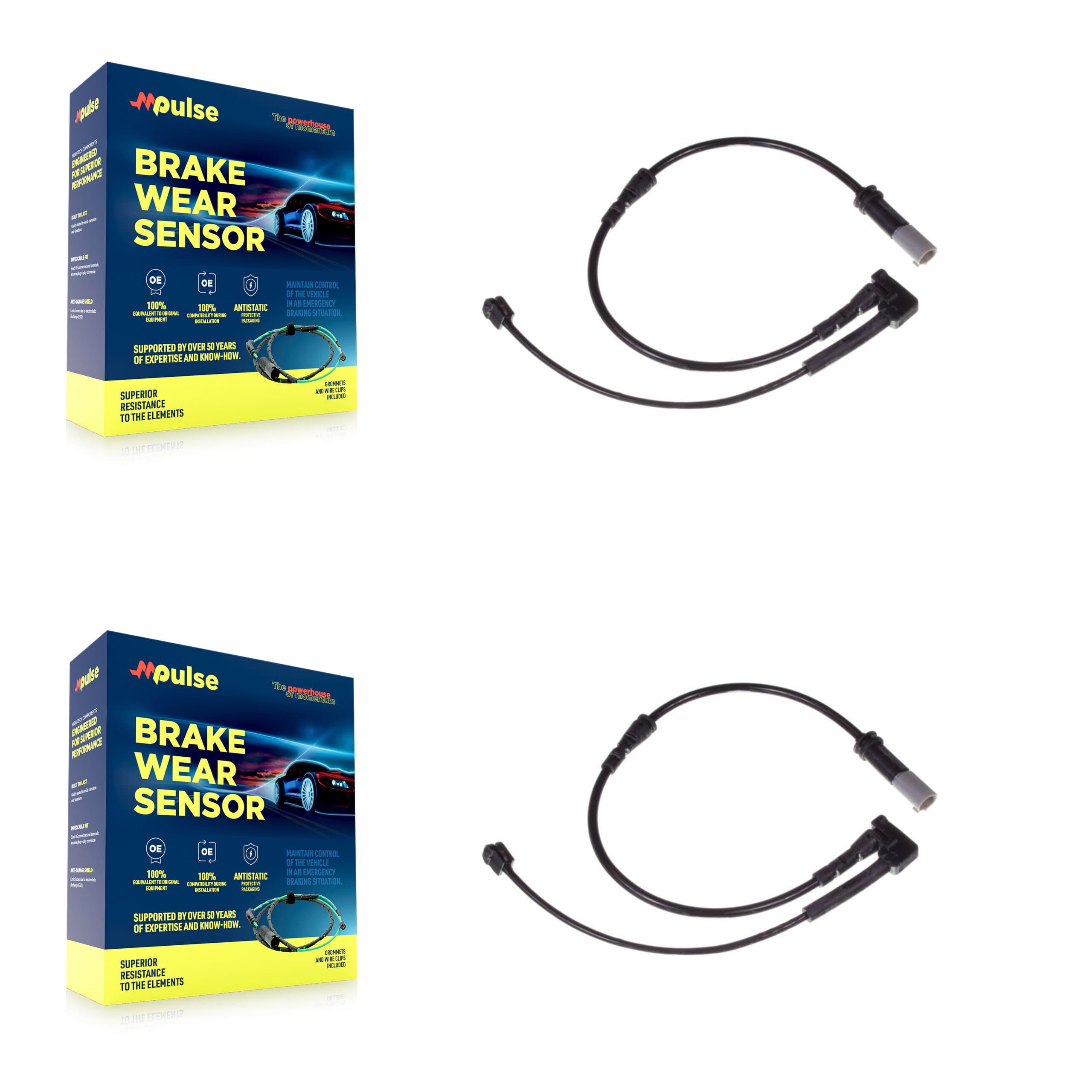 Mpulse - KSE-100062 - Front Disc Brake Pad Wear Sensor Kits image 1