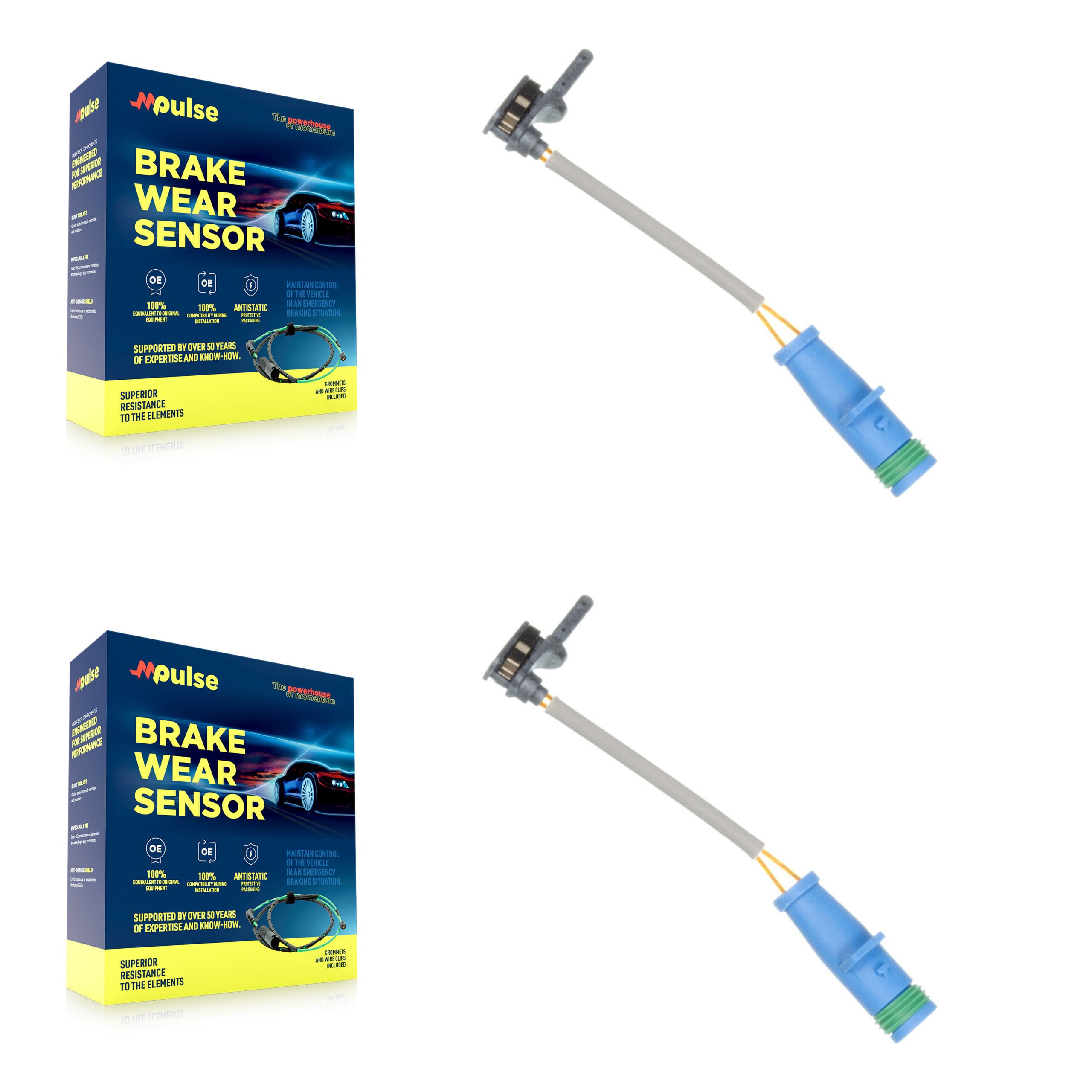 Mpulse - KSE-100063 - Front Disc Brake Pad Wear Sensor Kits image 1