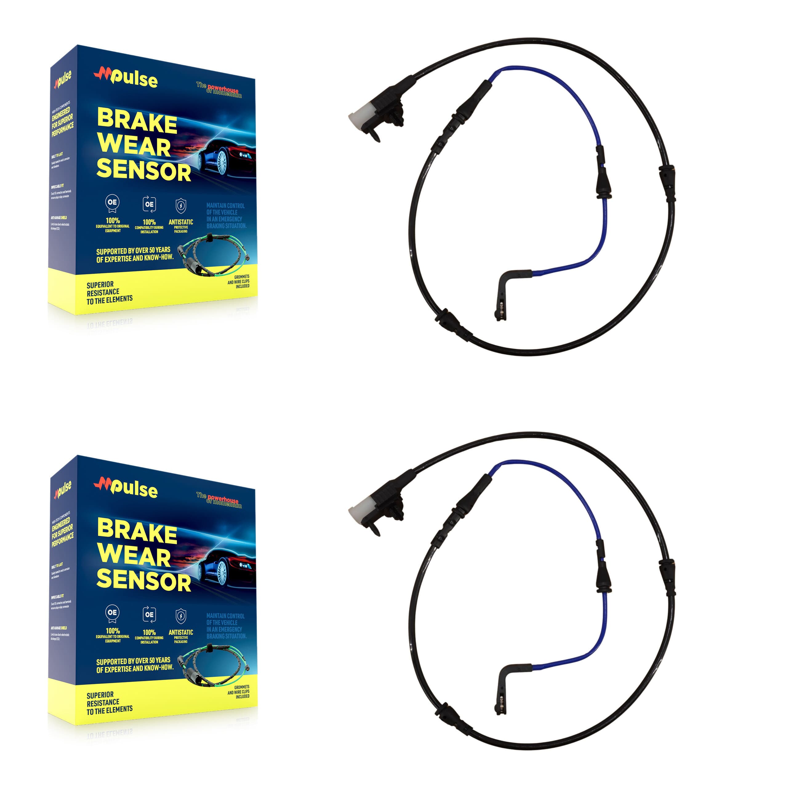Mpulse - KSE-100076 - Front Disc Brake Pad Wear Sensor Kits image 1