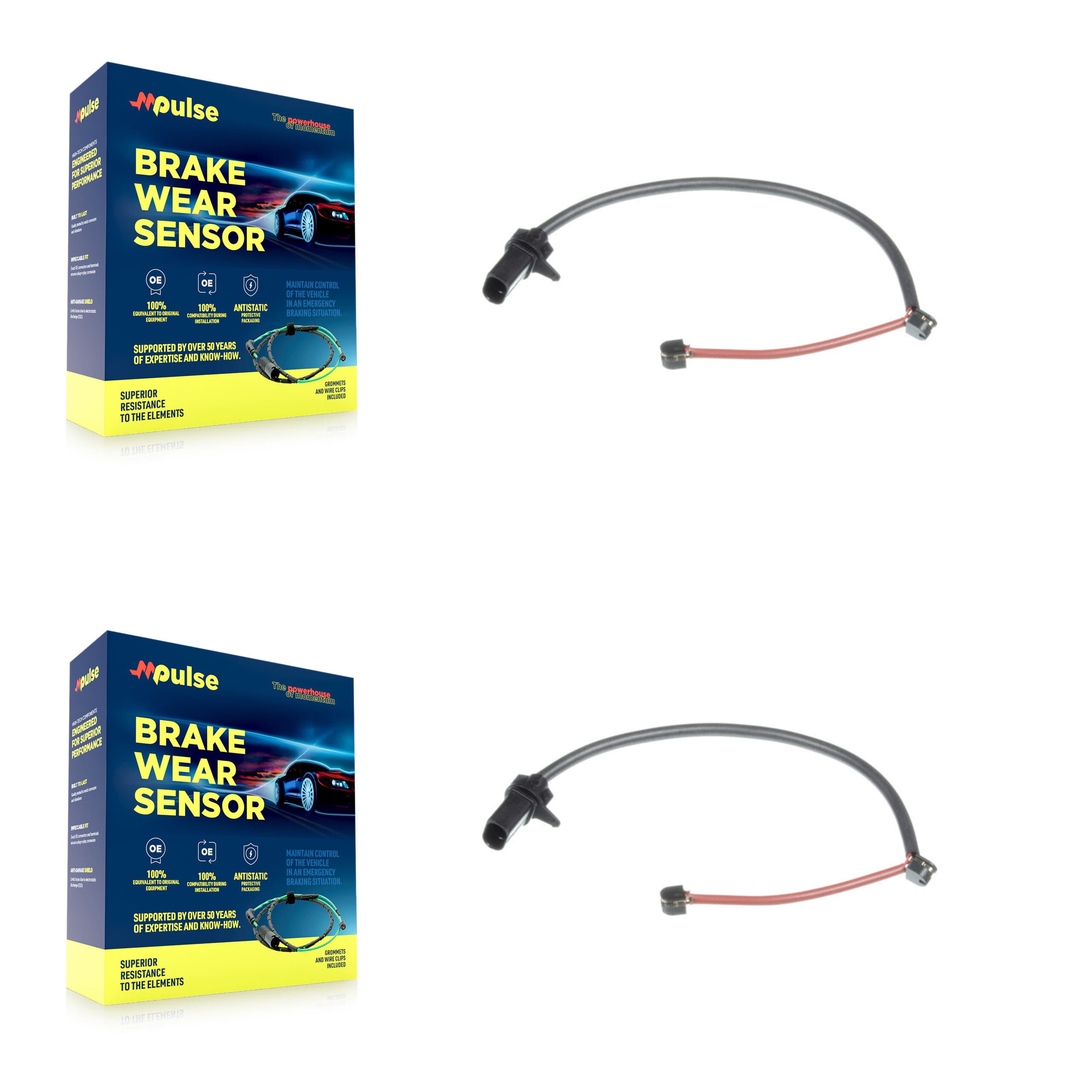 Mpulse - KSE-100083 - Front Disc Brake Pad Wear Sensor Kits image 1