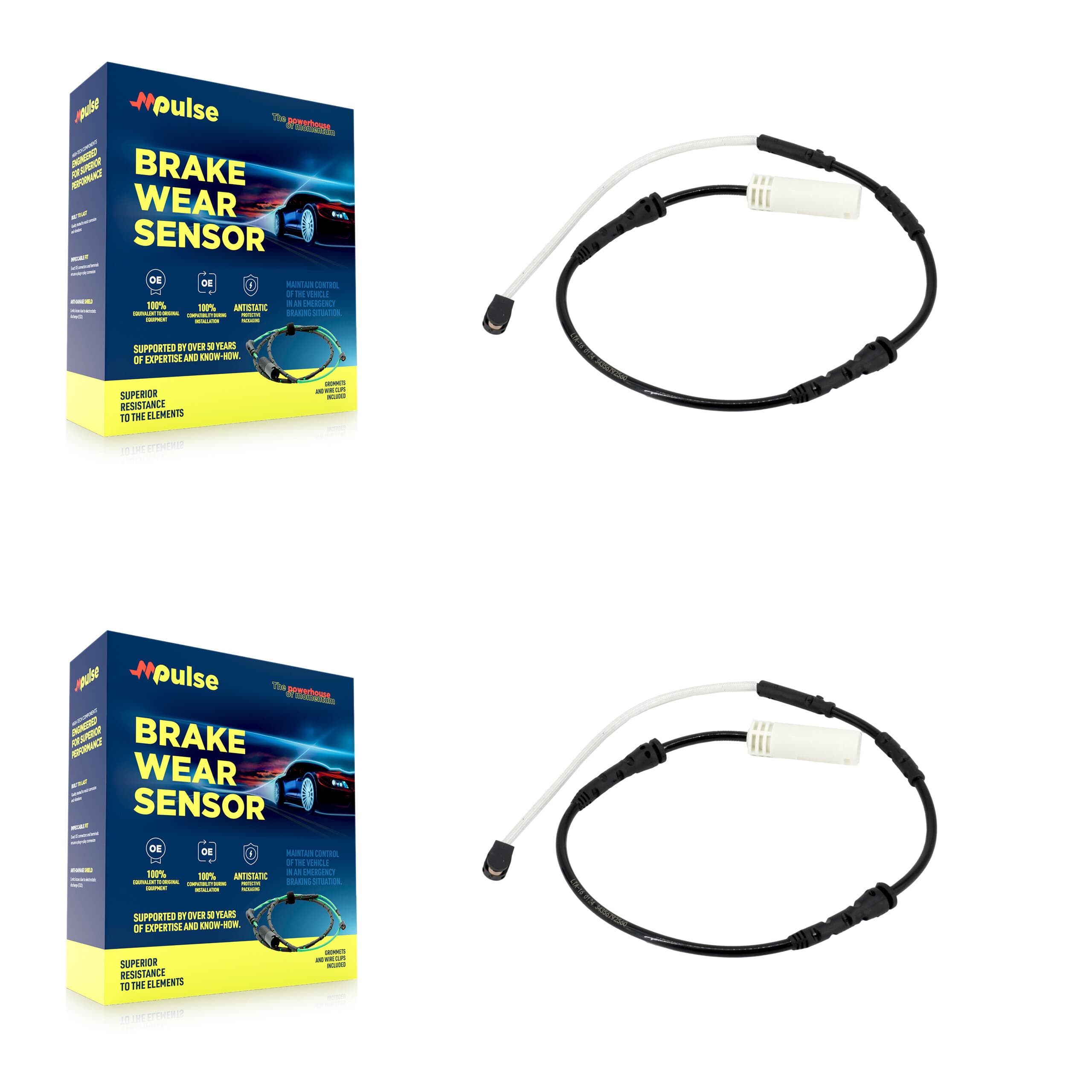 Mpulse - KSE-100107 - Front Disc Brake Pad Wear Sensor Kits image 1