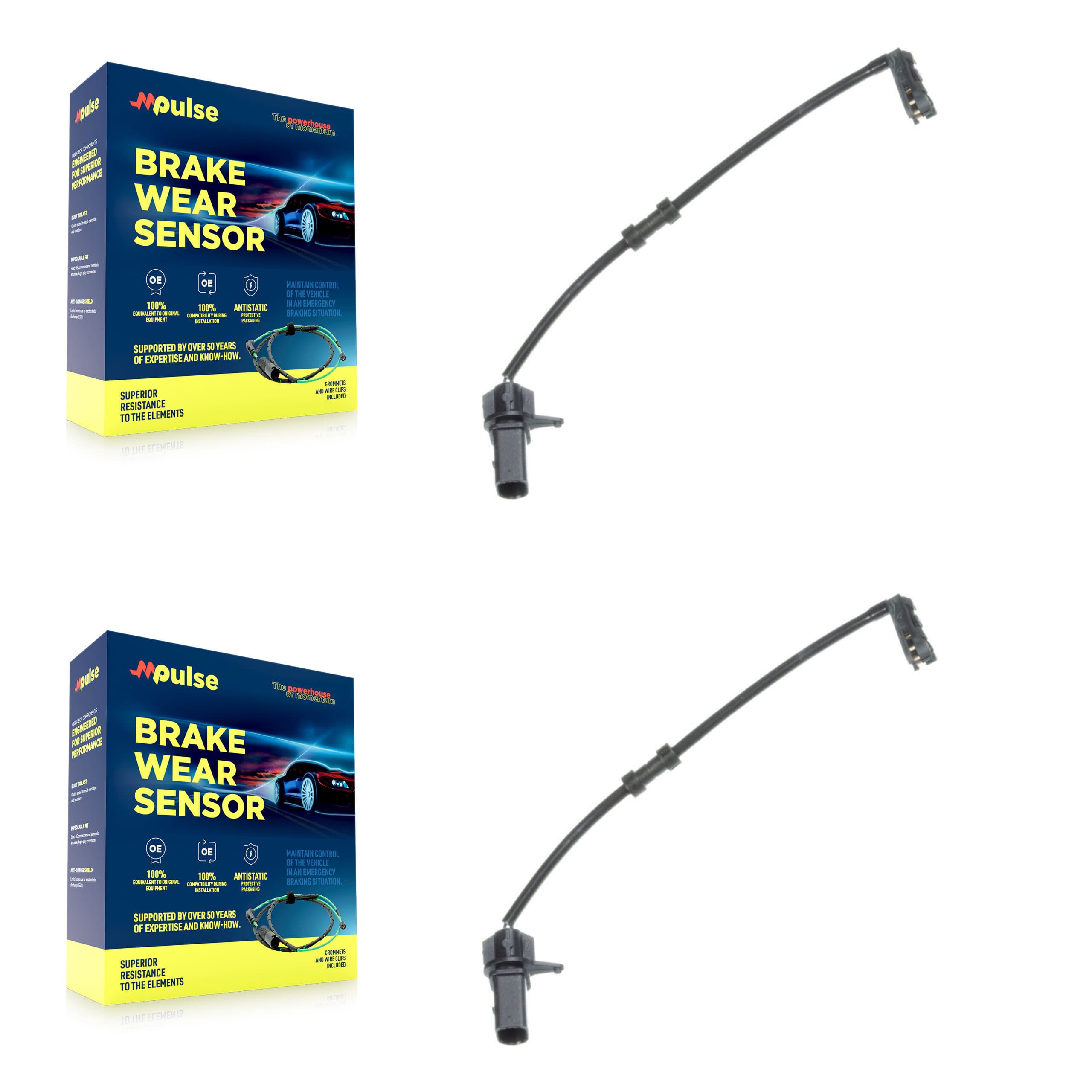 Mpulse - KSE-100269 - Rear Disc Brake Pad Wear Sensor Kits image 1