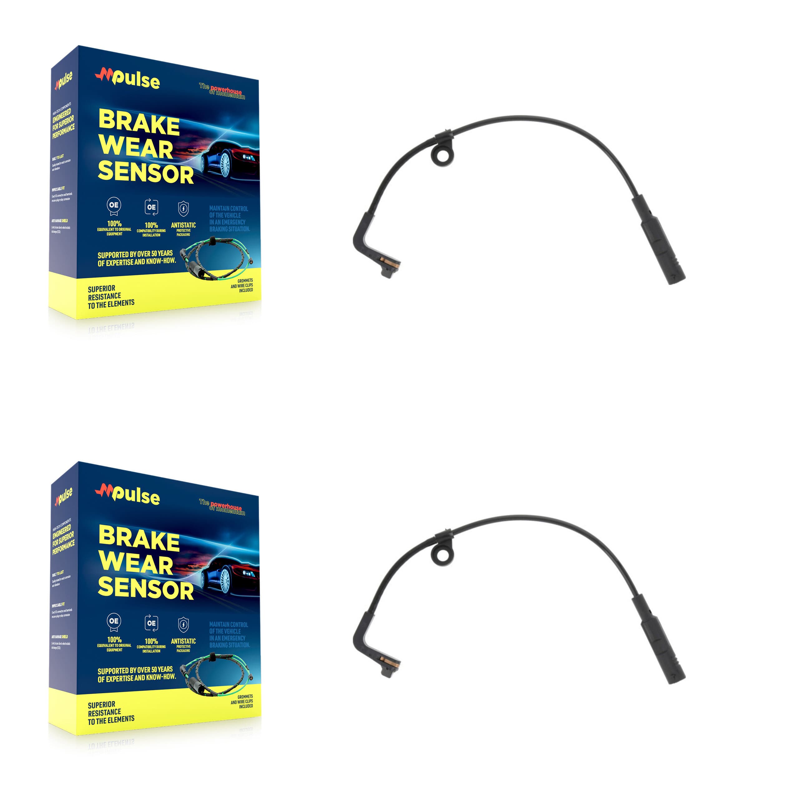 Mpulse - KSE-100270 - Rear Disc Brake Pad Wear Sensor Kits image 1