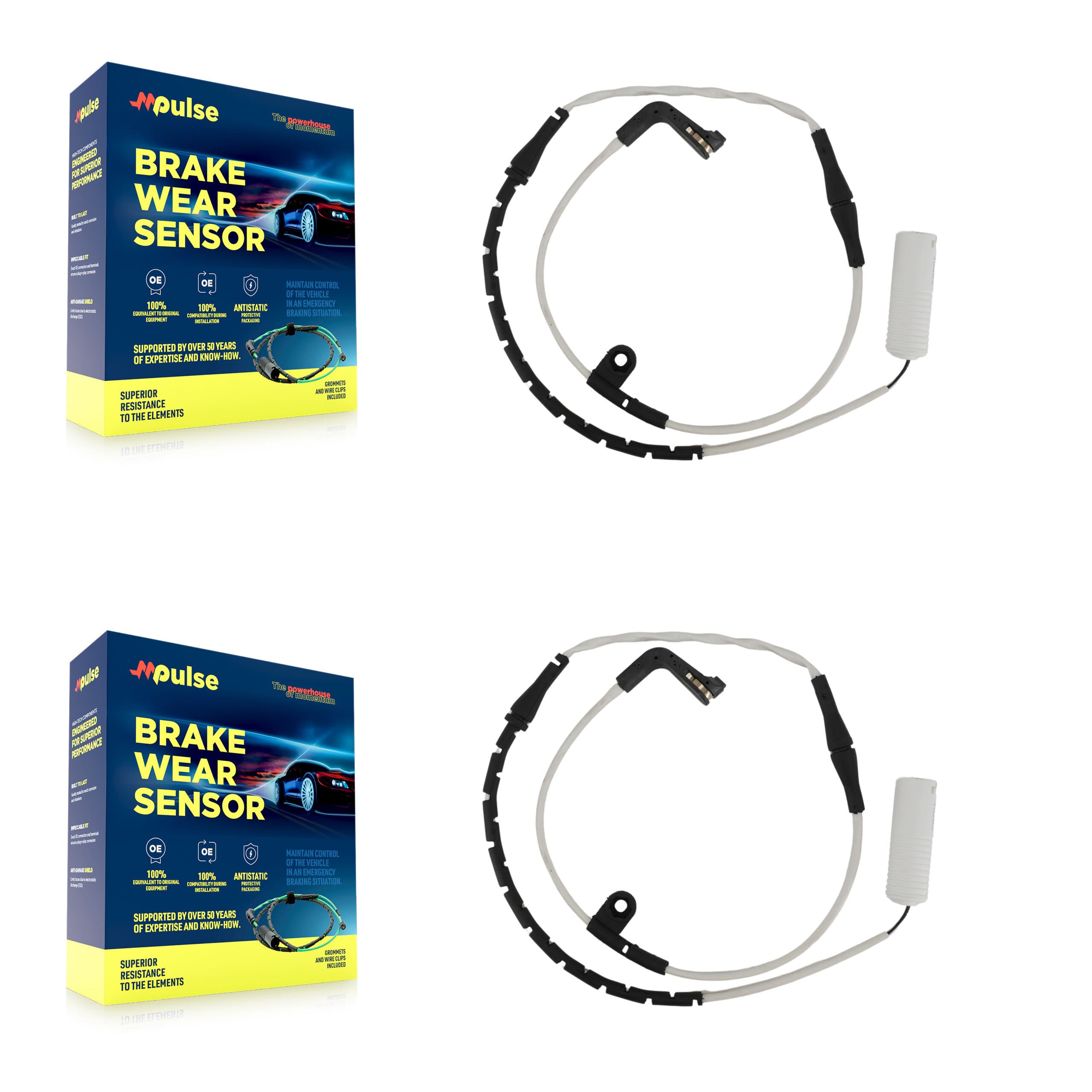 Mpulse - KSE-100272 - Rear Disc Brake Pad Wear Sensor Kits image 1