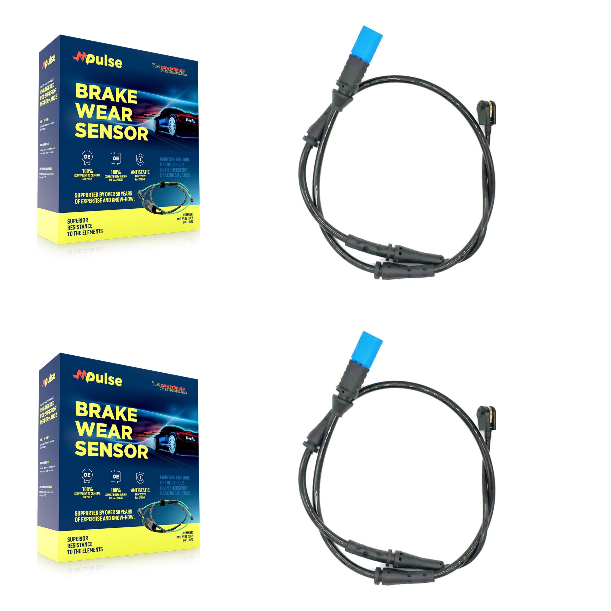 Mpulse - KSE-100278 - Rear Disc Brake Pad Wear Sensor Kits image 1