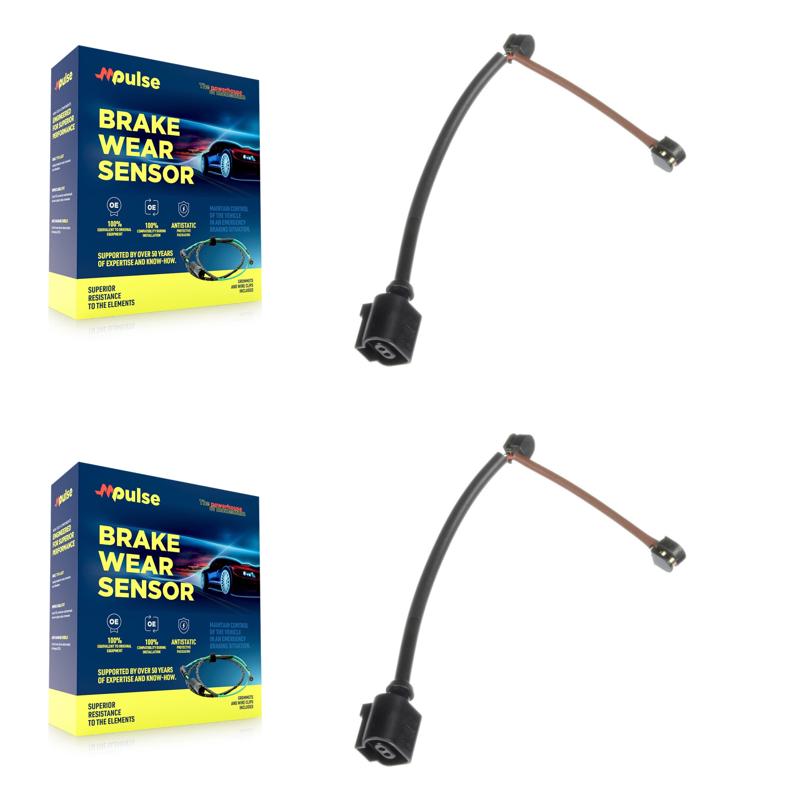 Mpulse - KSE-100282 - Rear Disc Brake Pad Wear Sensor Kits image 1