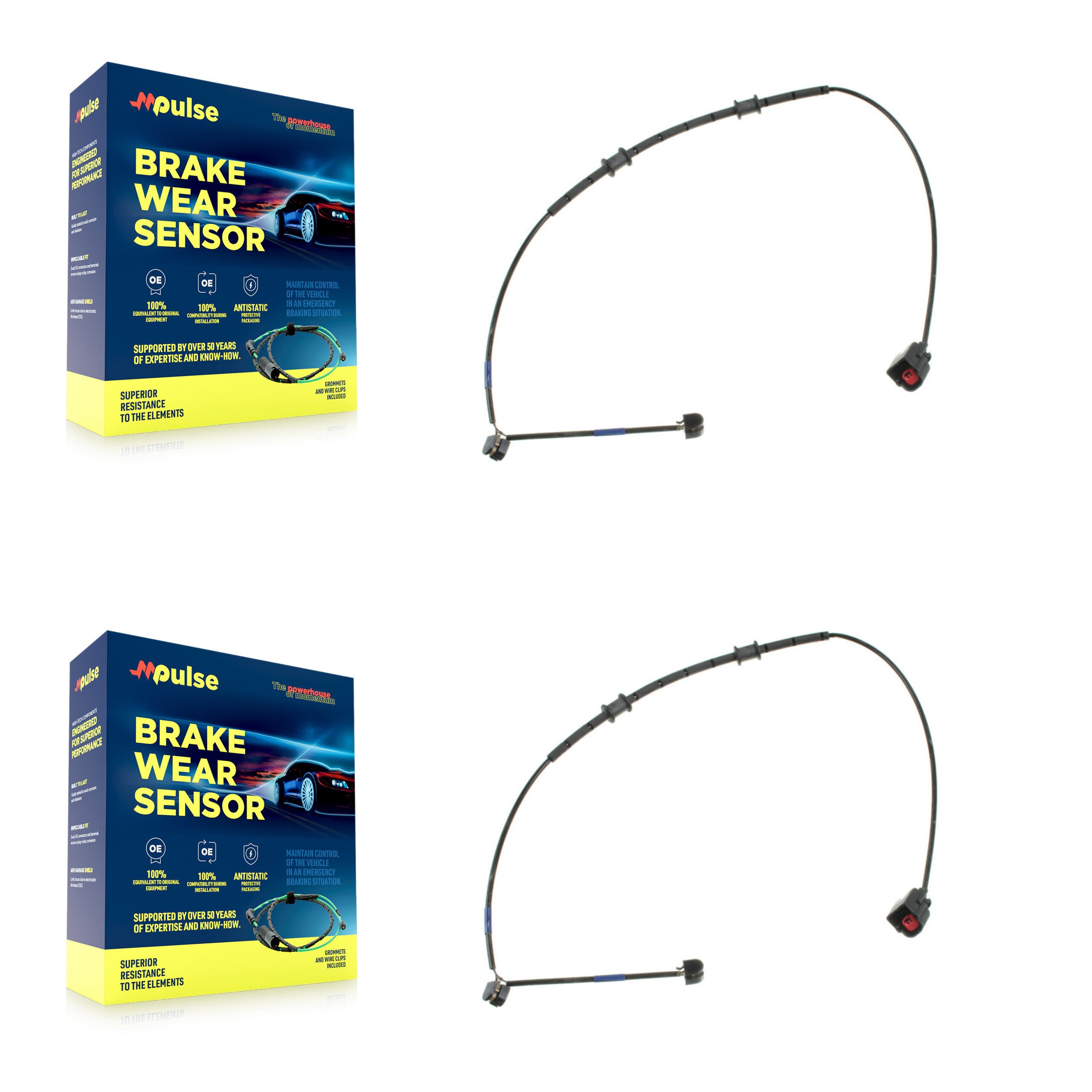 Mpulse - KSE-100307 - Rear Disc Brake Pad Wear Sensor Kits image 1