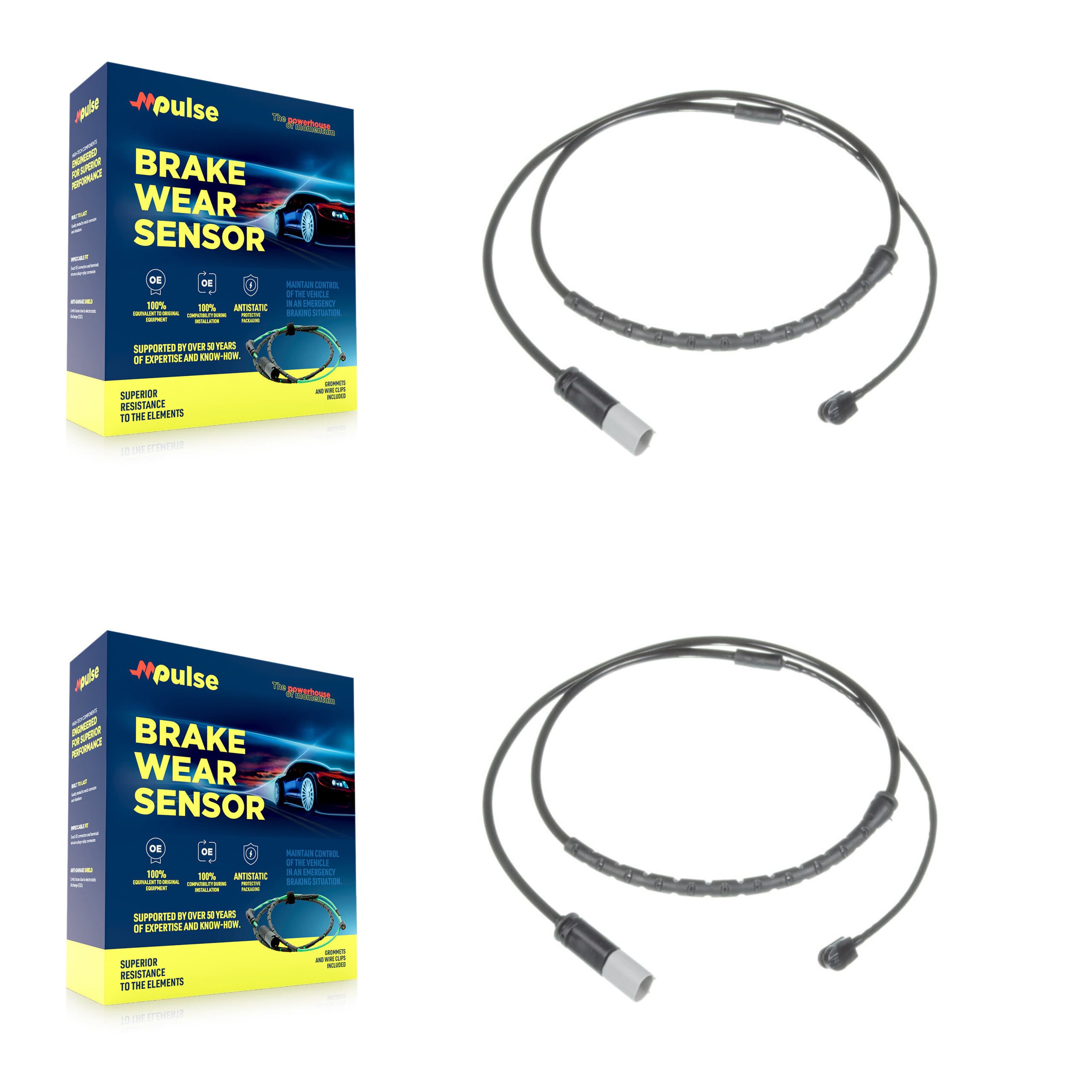 Mpulse - KSE-100308 - Rear Disc Brake Pad Wear Sensor Kits image 1