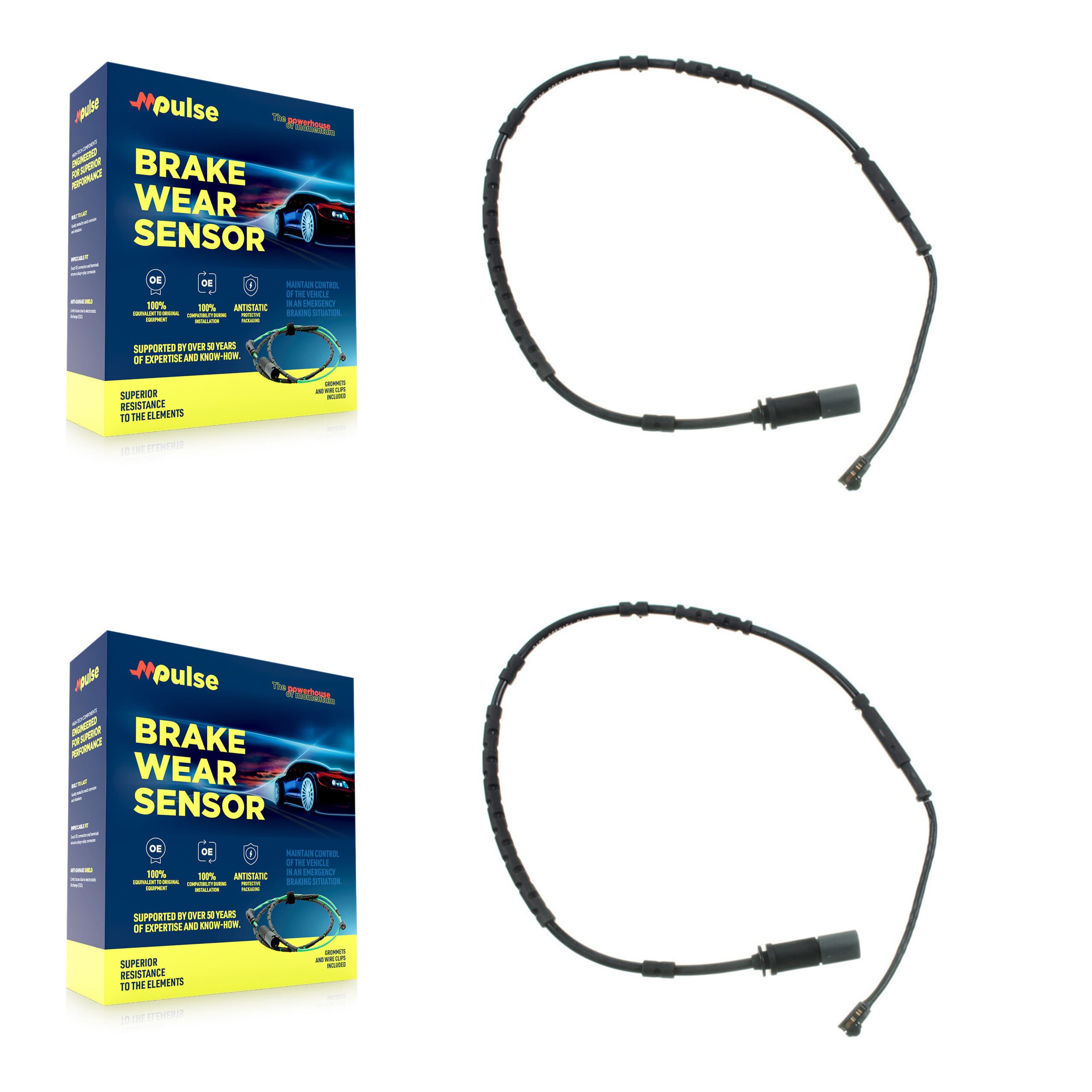 Mpulse - KSE-100311 - Rear Disc Brake Pad Wear Sensor Kits image 1