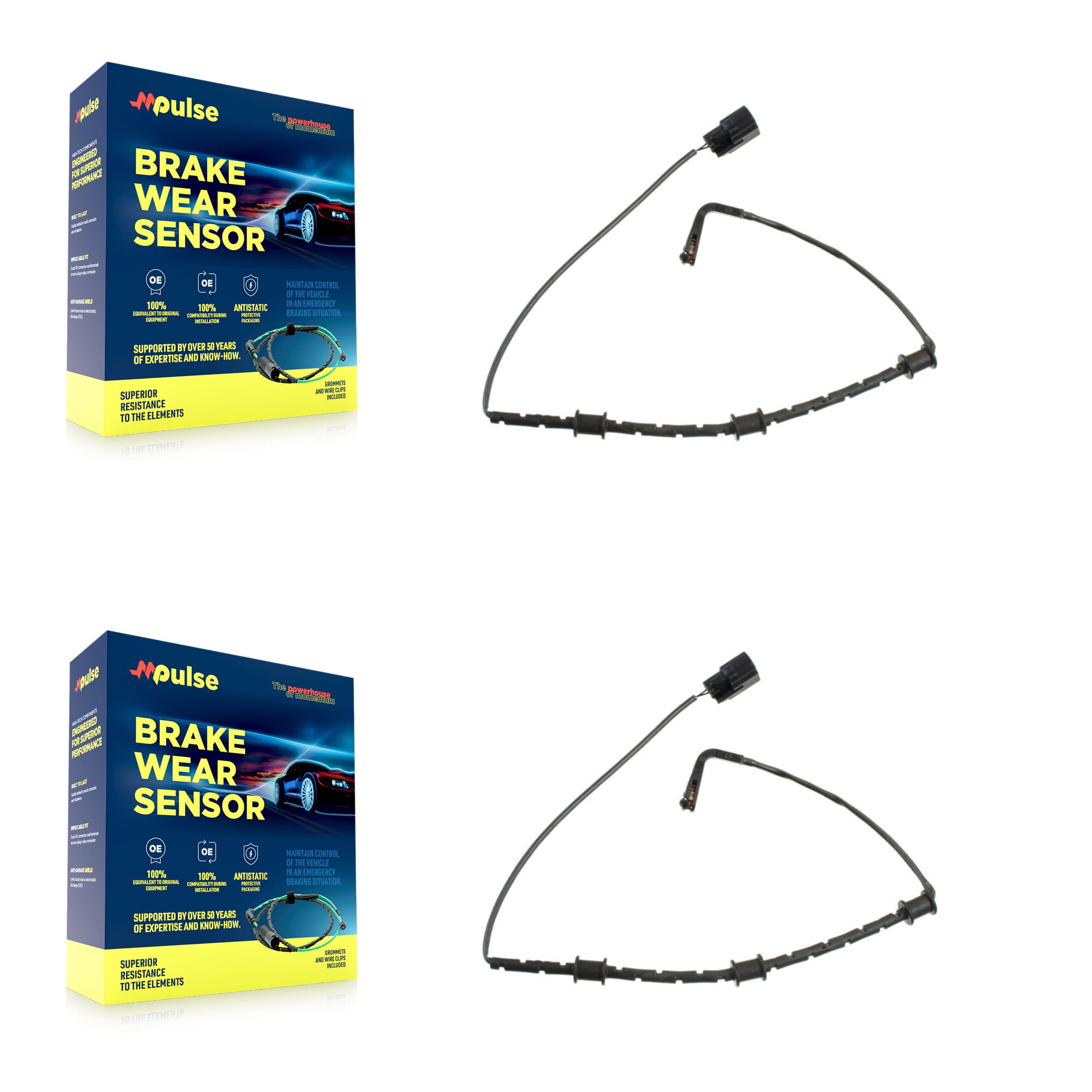 Mpulse - KSE-100321 - Rear Disc Brake Pad Wear Sensor Kits image 1
